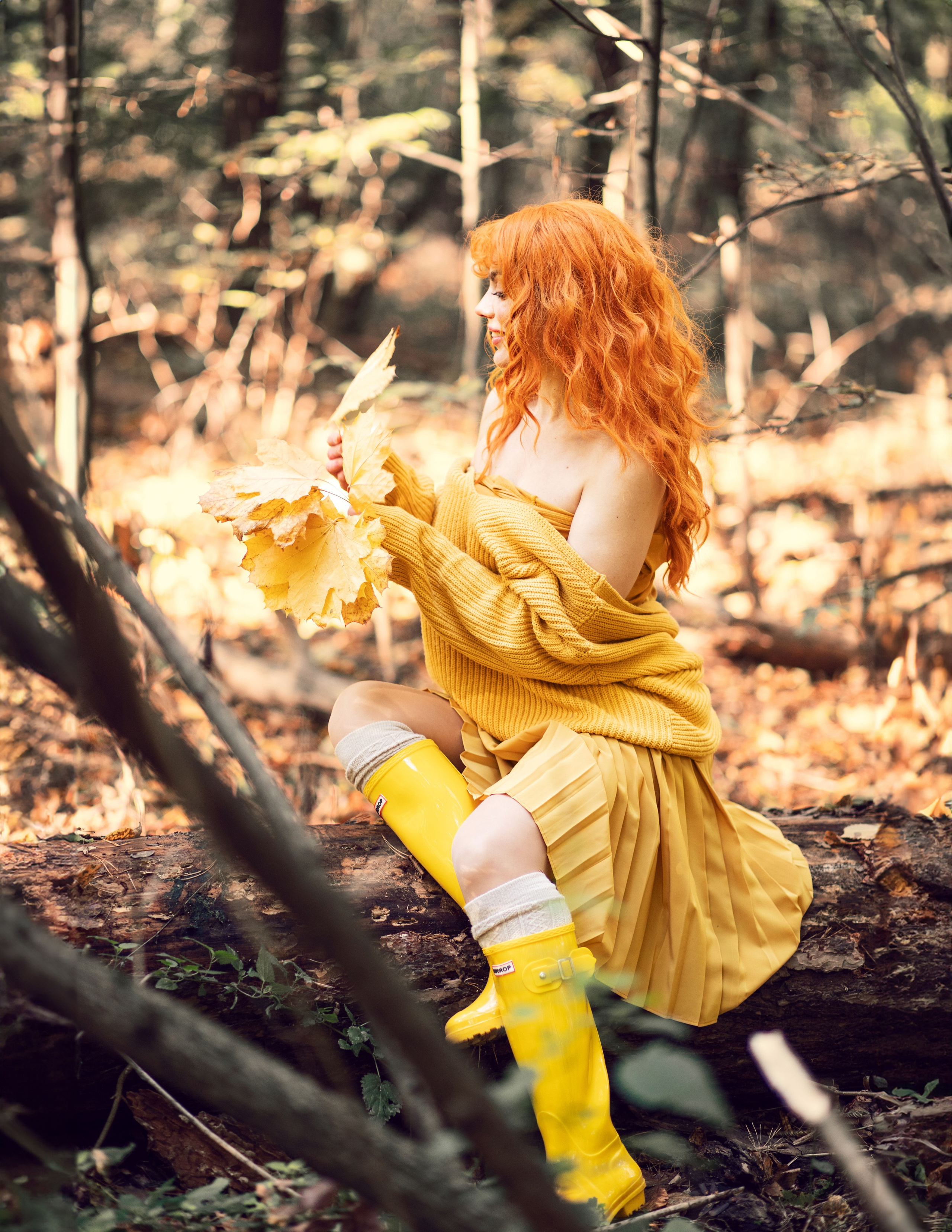 Осінній вайб з Олесею. Сімейний та дитячий фотограф Київ, Ірпінь, Буча — Галина Пивоварова