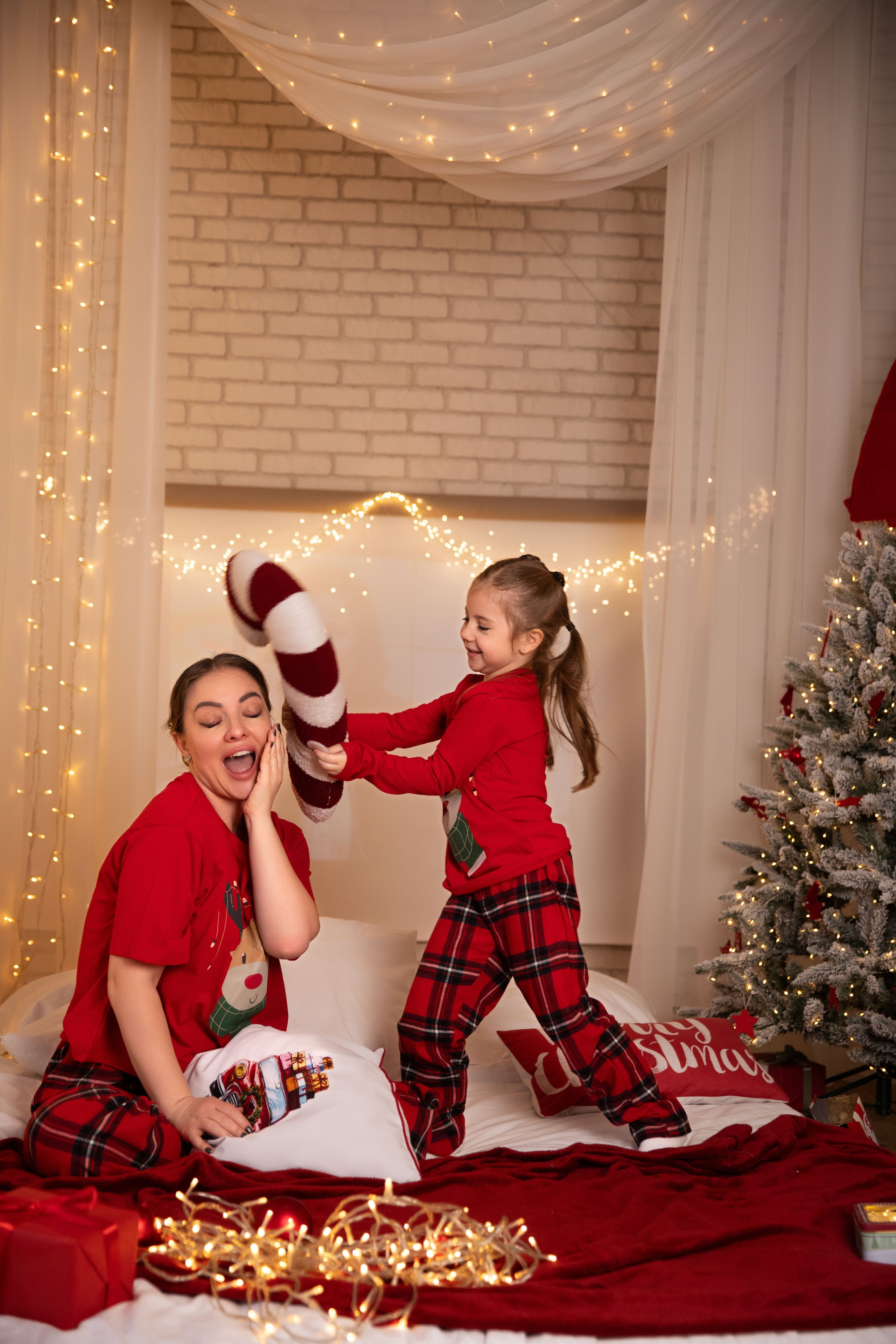 Різдвяний фотовечір з Яною і Машулею. Сімейний та дитячий фотограф Київ, Ірпінь, Буча — Галина Пивоварова