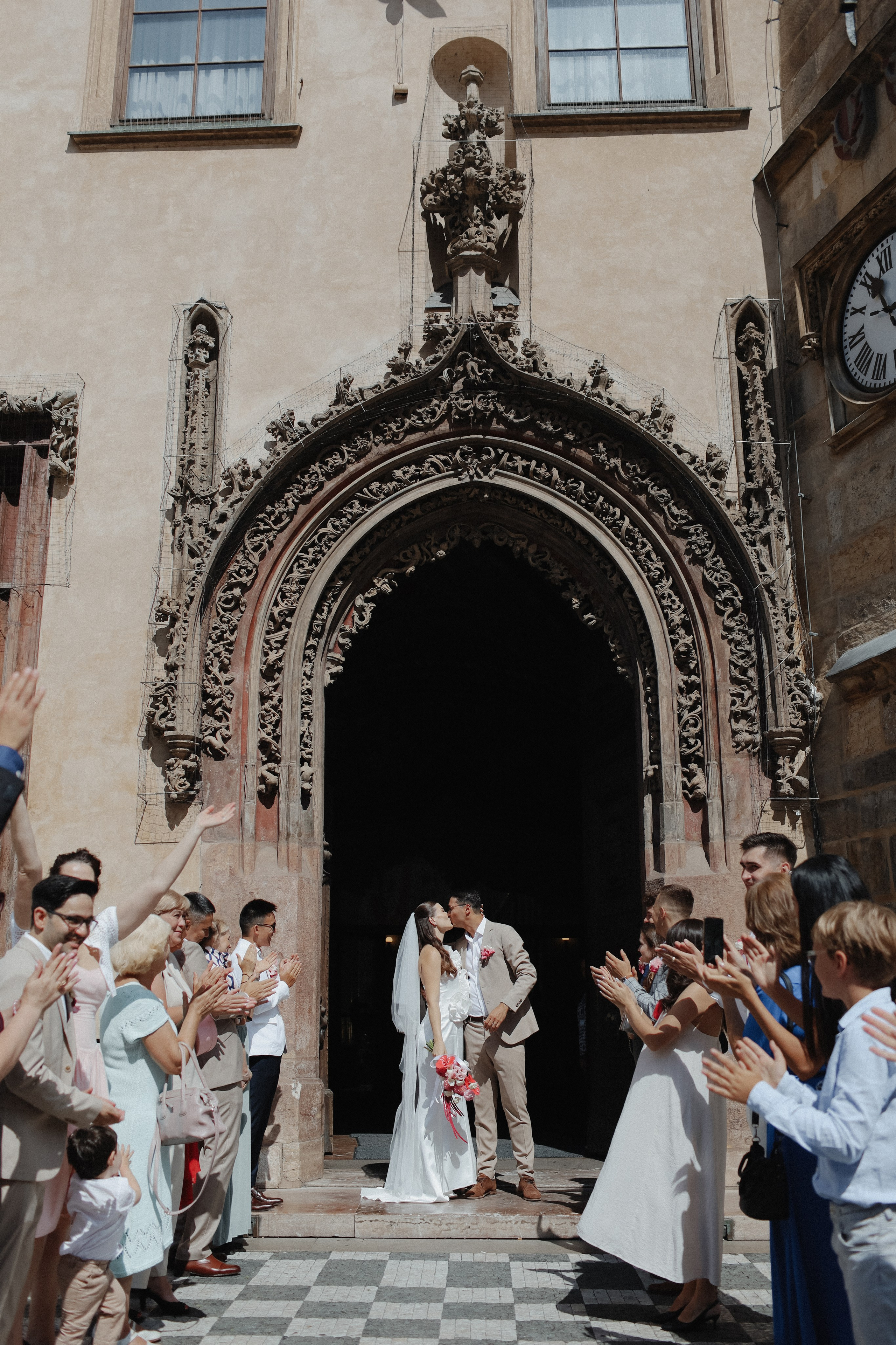 August 2024 — Rufina & Aldar intimate wedding. Wedding & love story photographer Prague, Europe Elizaveta Gritsenko