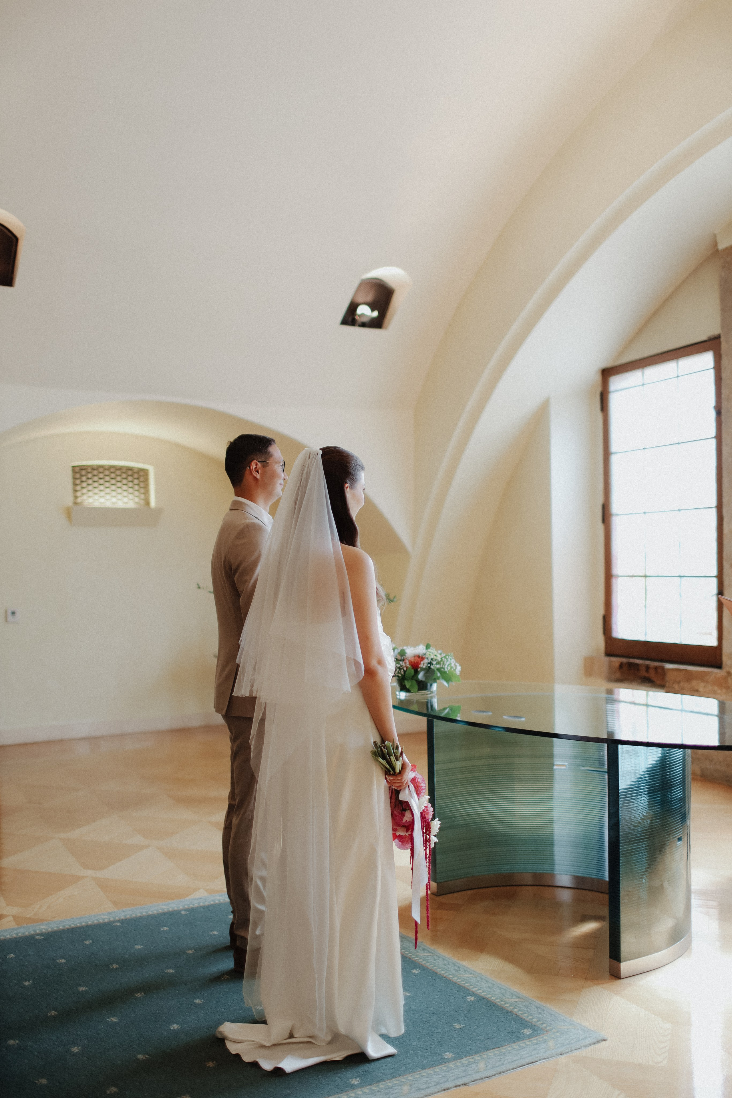 August 2024 — Rufina & Aldar intimate wedding. Wedding & love story photographer Prague, Europe Elizaveta Gritsenko