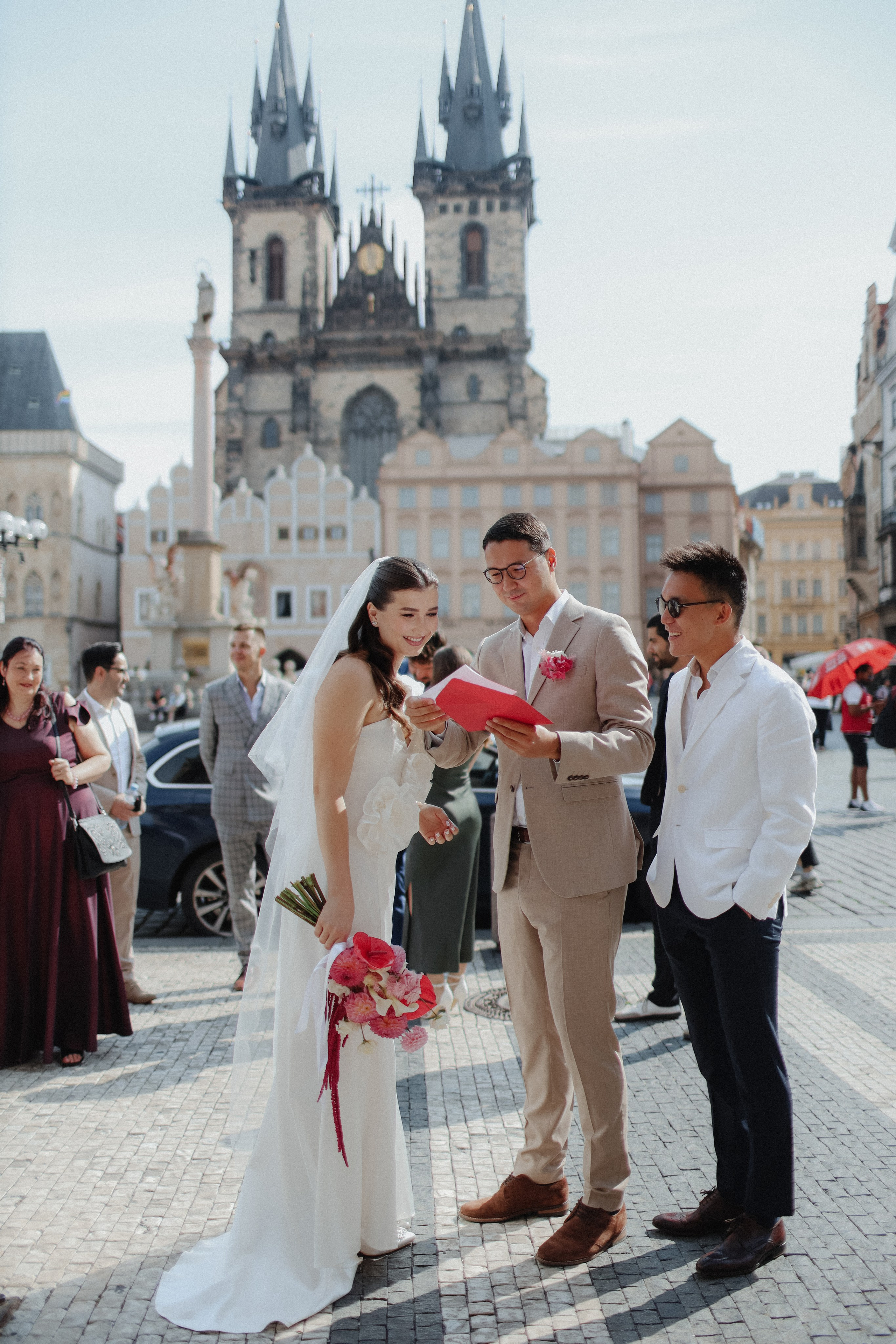 August 2024 — Rufina & Aldar intimate wedding. Wedding & love story photographer Prague, Europe Elizaveta Gritsenko