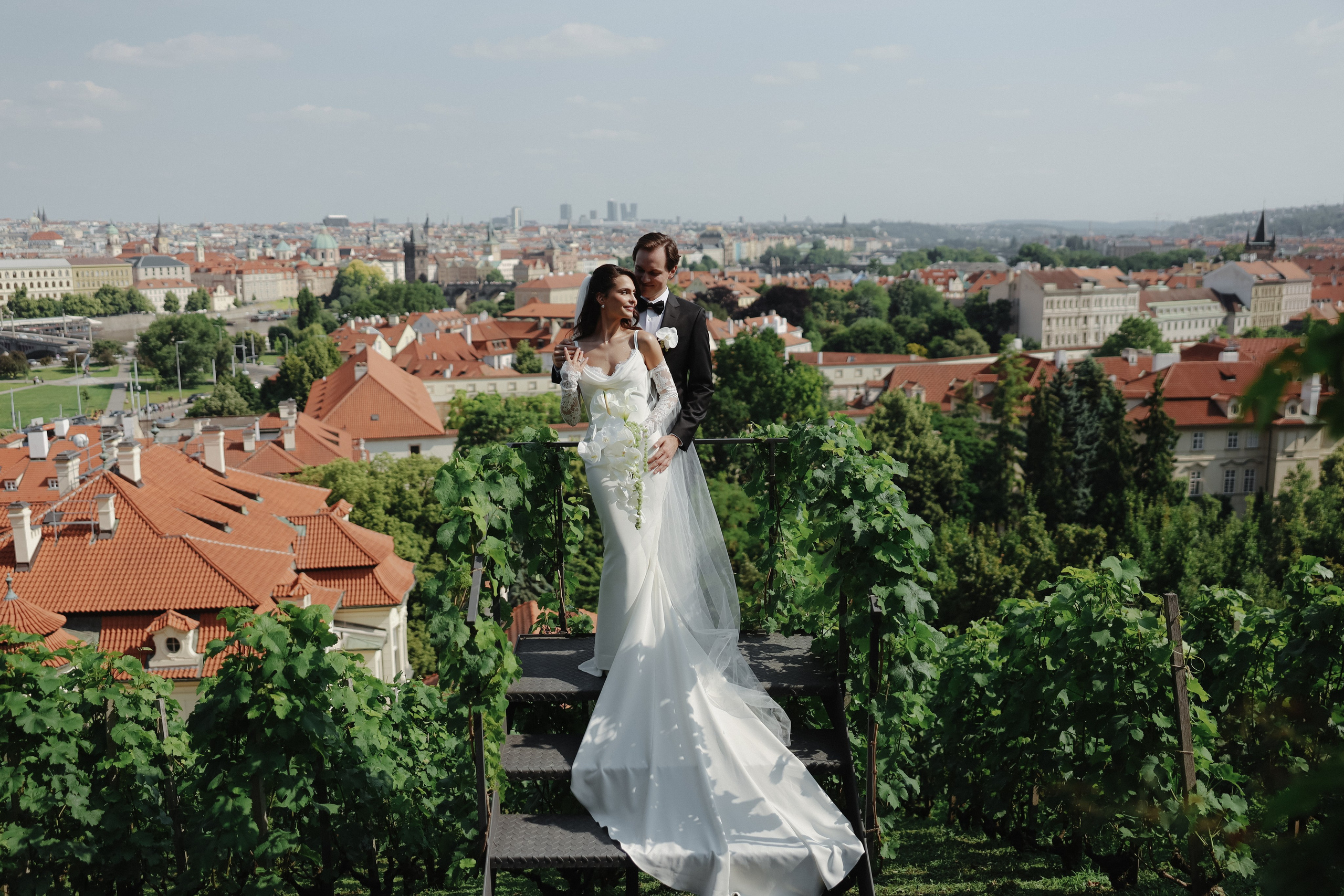 Anna & Stas June 2025 Villa Richter, Prague. Свадебный, лав стори фотограф в Праге, Европе Елизавета Гриценко