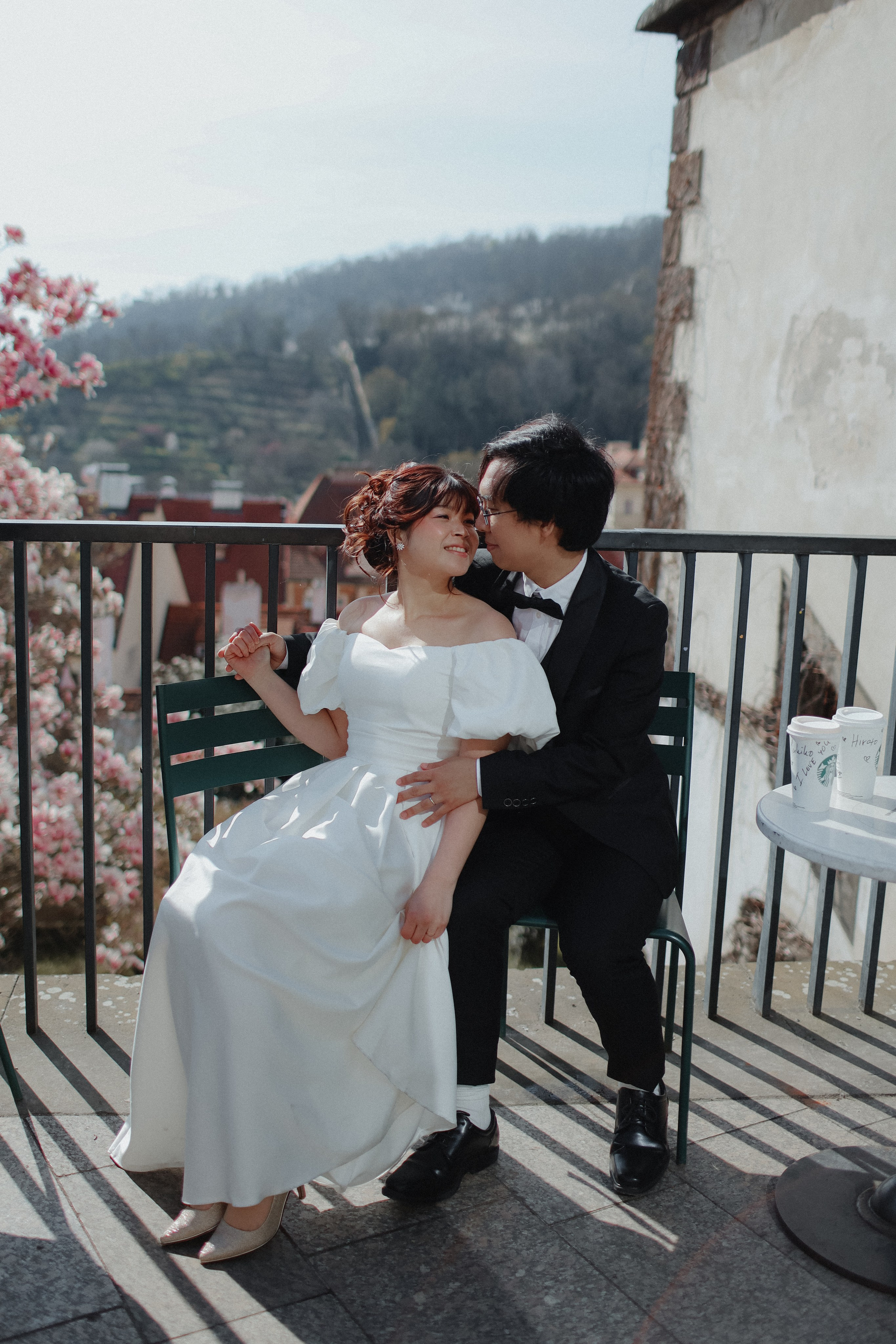 March 2023 — Elopement Japanese wedding. Свадебный, лав стори фотограф в Праге, Европе Елизавета Гриценко