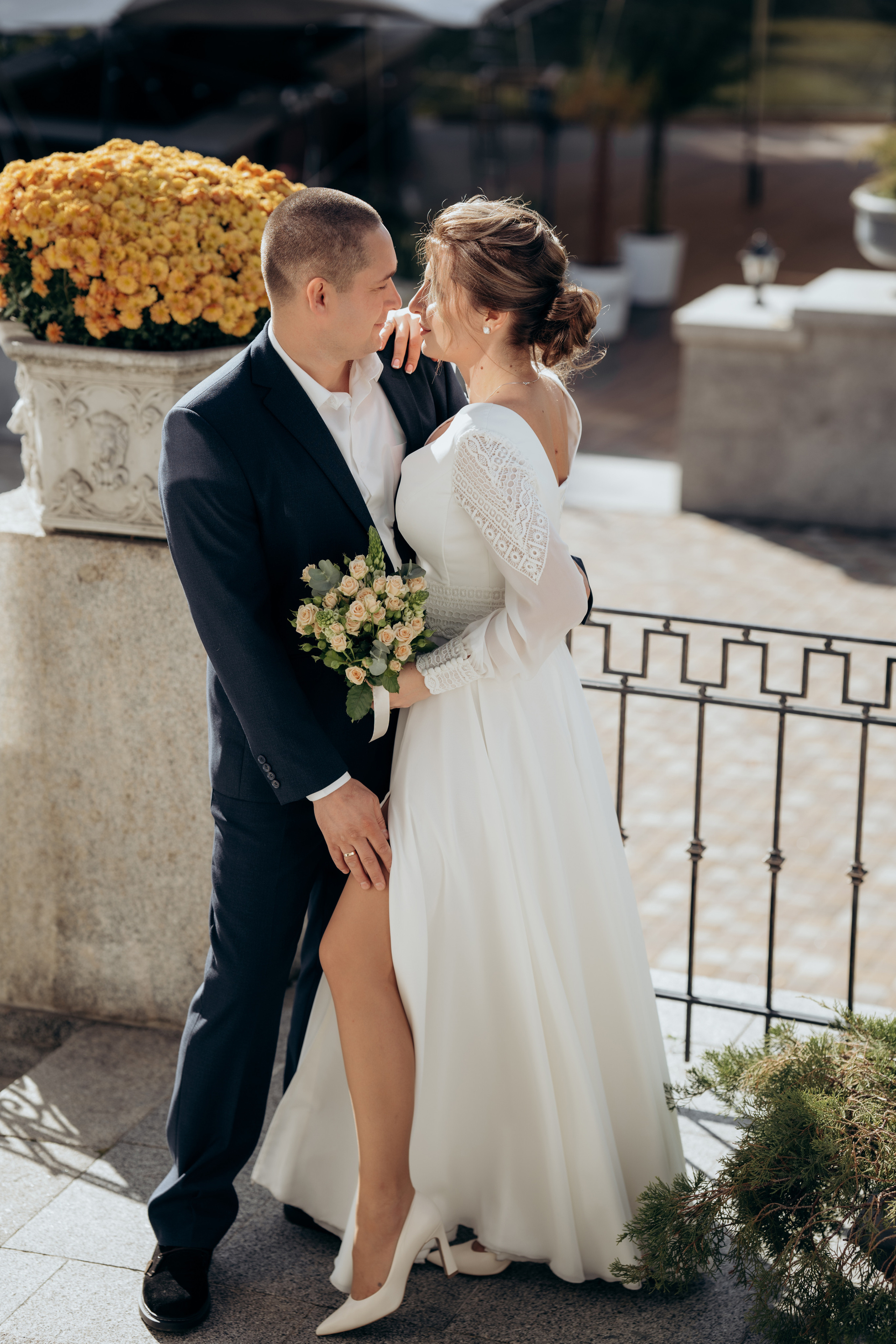 Весільна фотосесія в парку ВДНГ та студії. Professional photographer in Paris — Shybitska Iryna