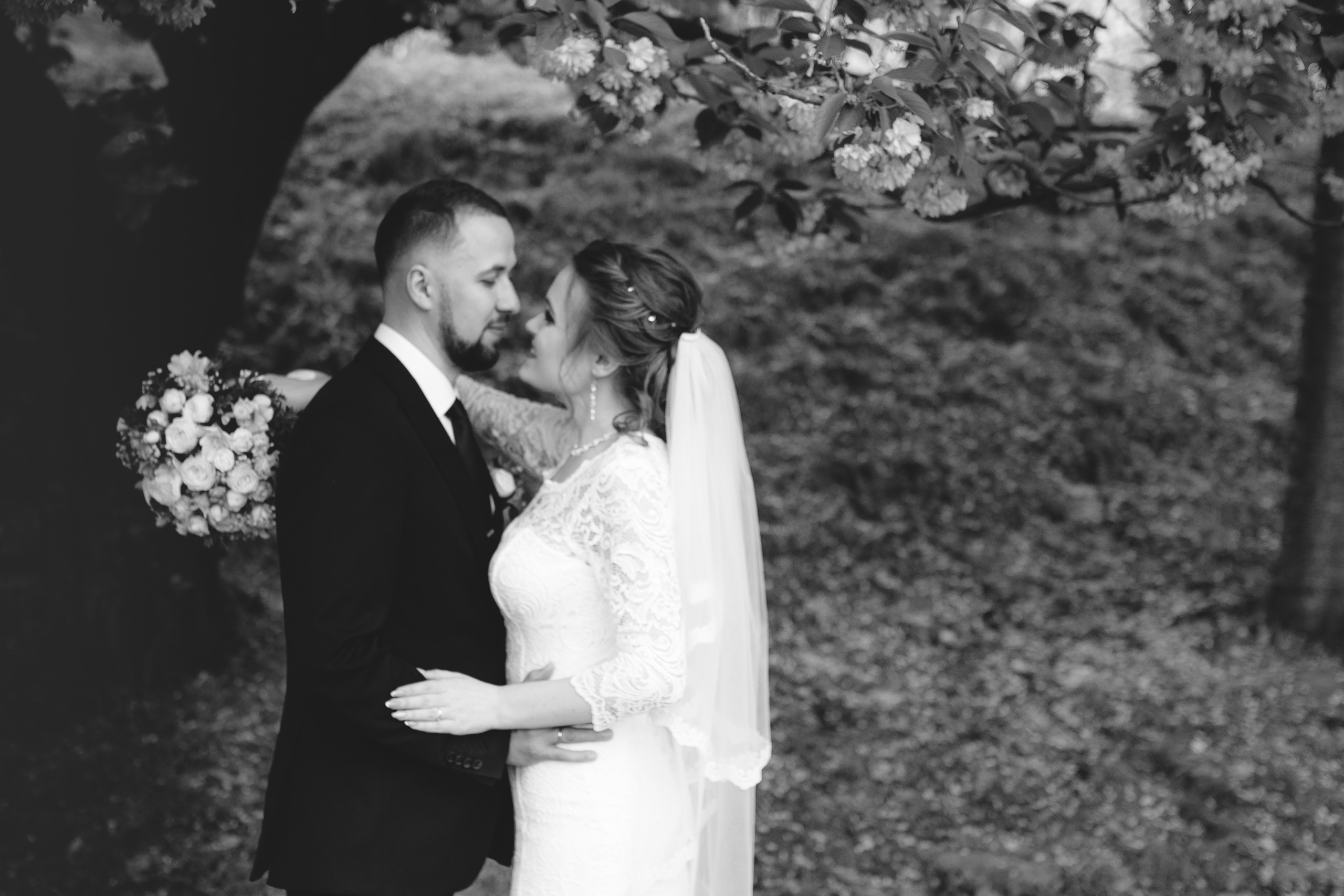 Весільна фотосесія — Ботанічний сад. Professional photographer in Paris — Shybitska Iryna