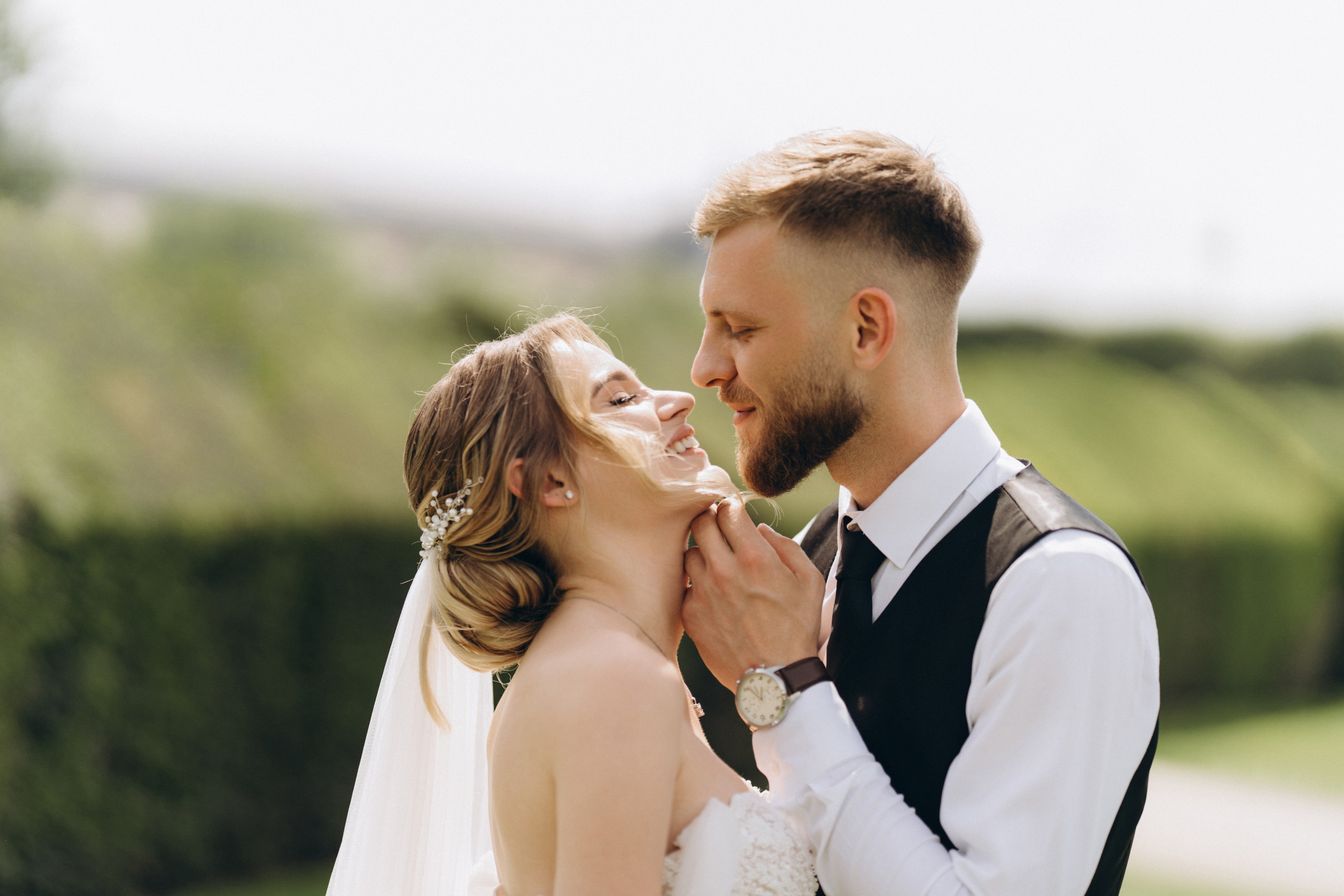 Wedding Day in Paris and Reception. Professional photographer in Paris — Shybitska Iryna