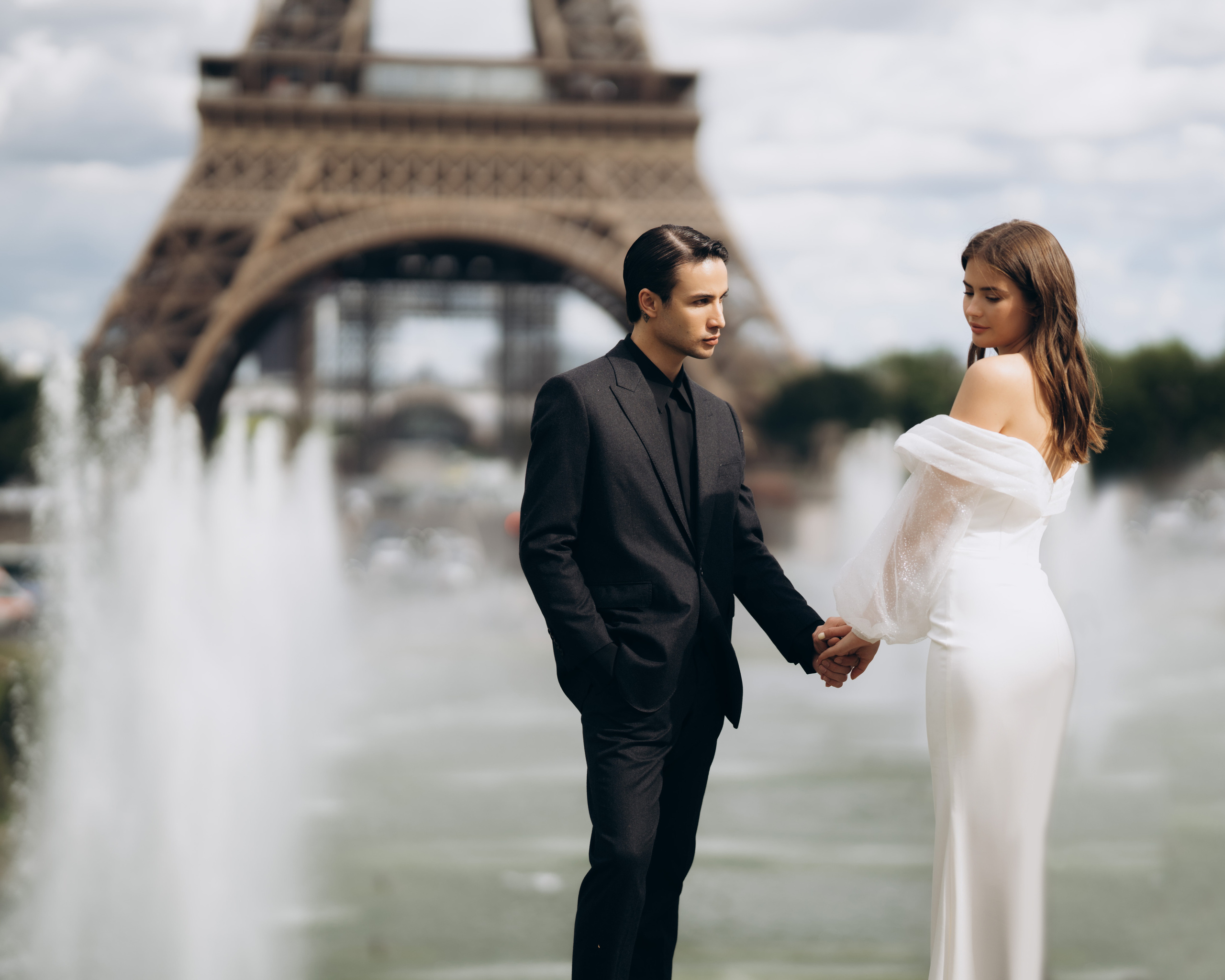 Wedding photo shoot in Paris. Professional photographer in Paris — Shybitska Iryna