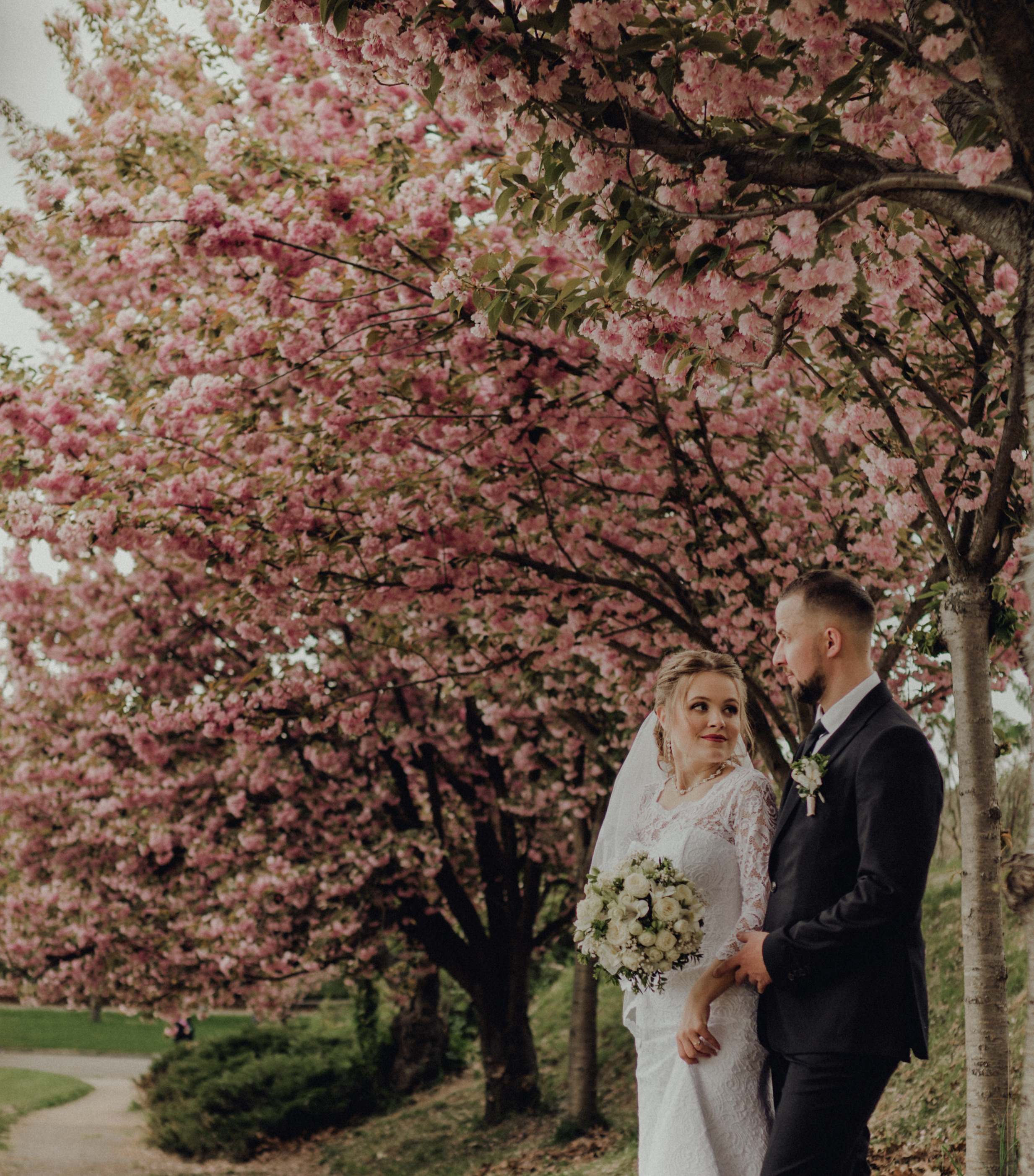 Весільна фотосесія — Ботанічний сад. Professional photographer in Paris — Shybitska Iryna