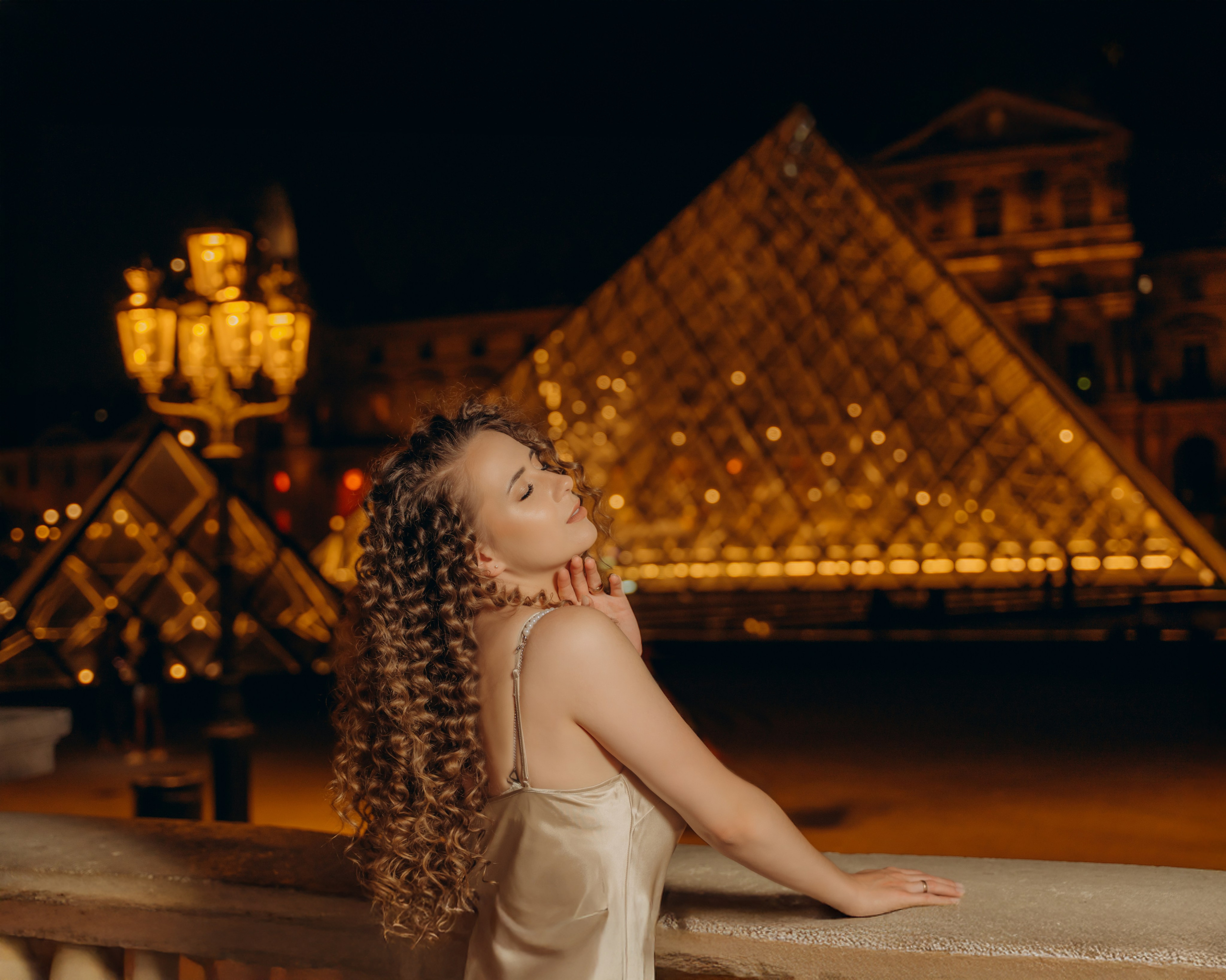 Night Paris/Ночная фотоссесия в Париже. Professional photographer in Paris — Shybitska Iryna