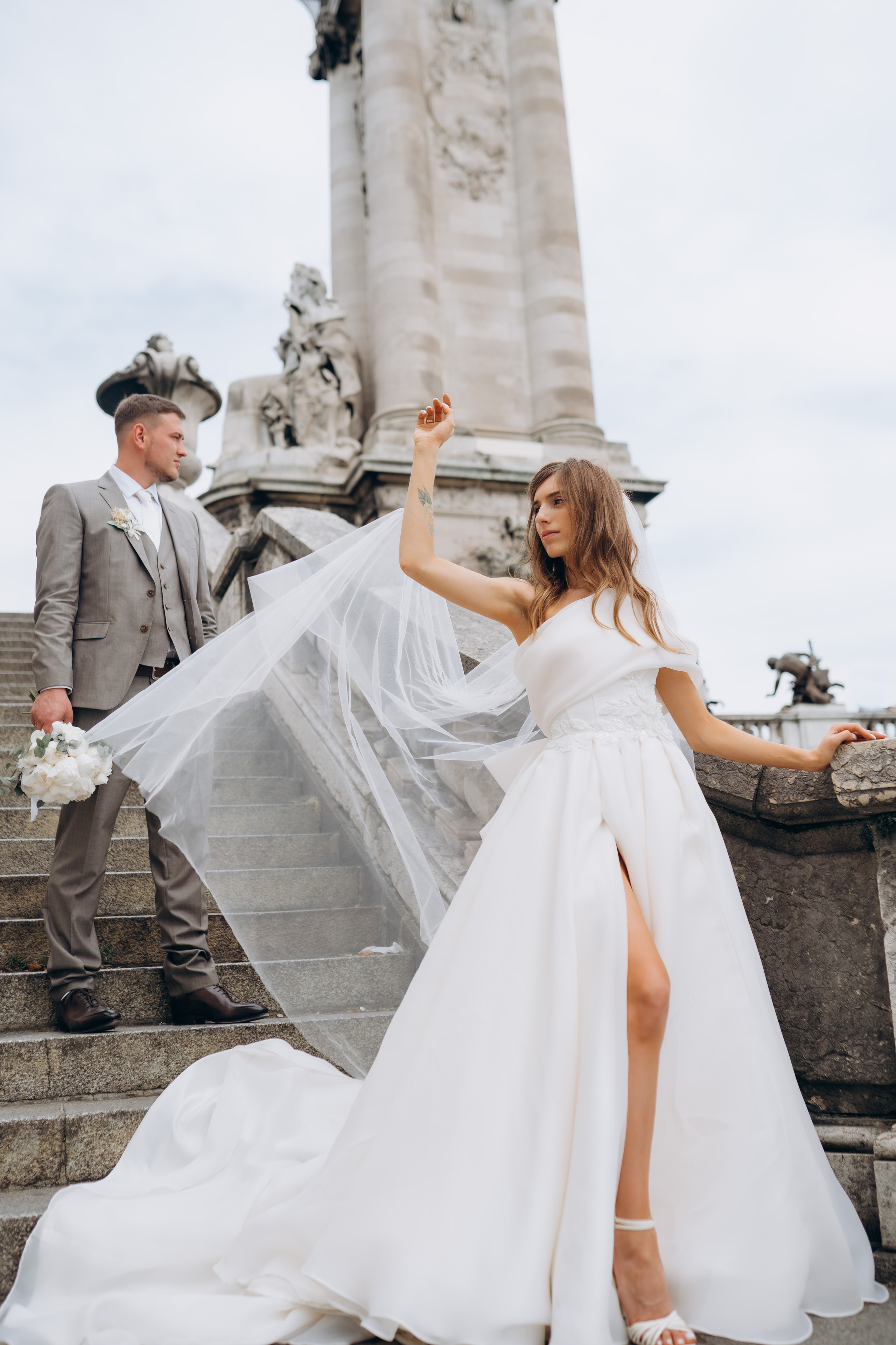 Свадебная фотосессия в Париже. Professional photographer in Paris — Shybitska Iryna