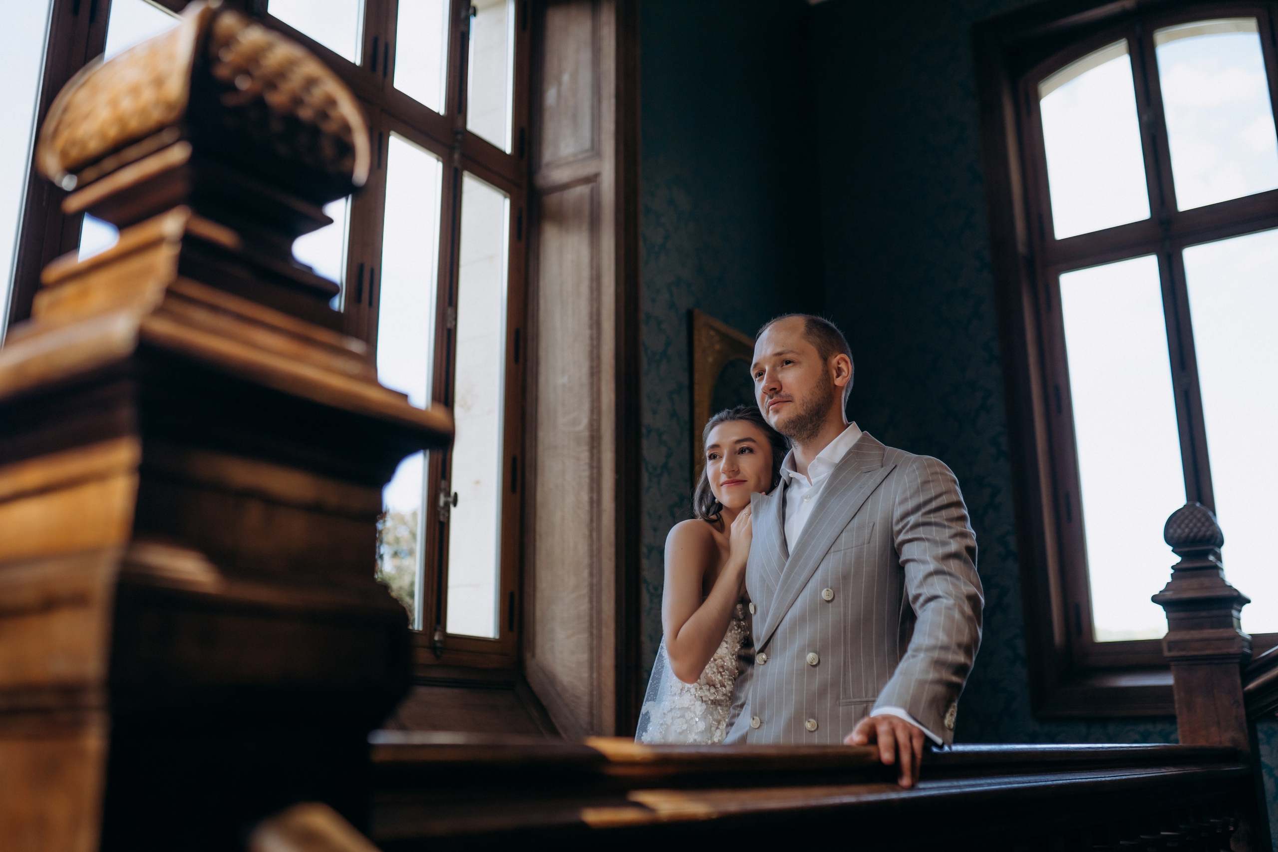 Свадебная фотосессия во французском замке. Professional photographer in Paris — Shybitska Iryna