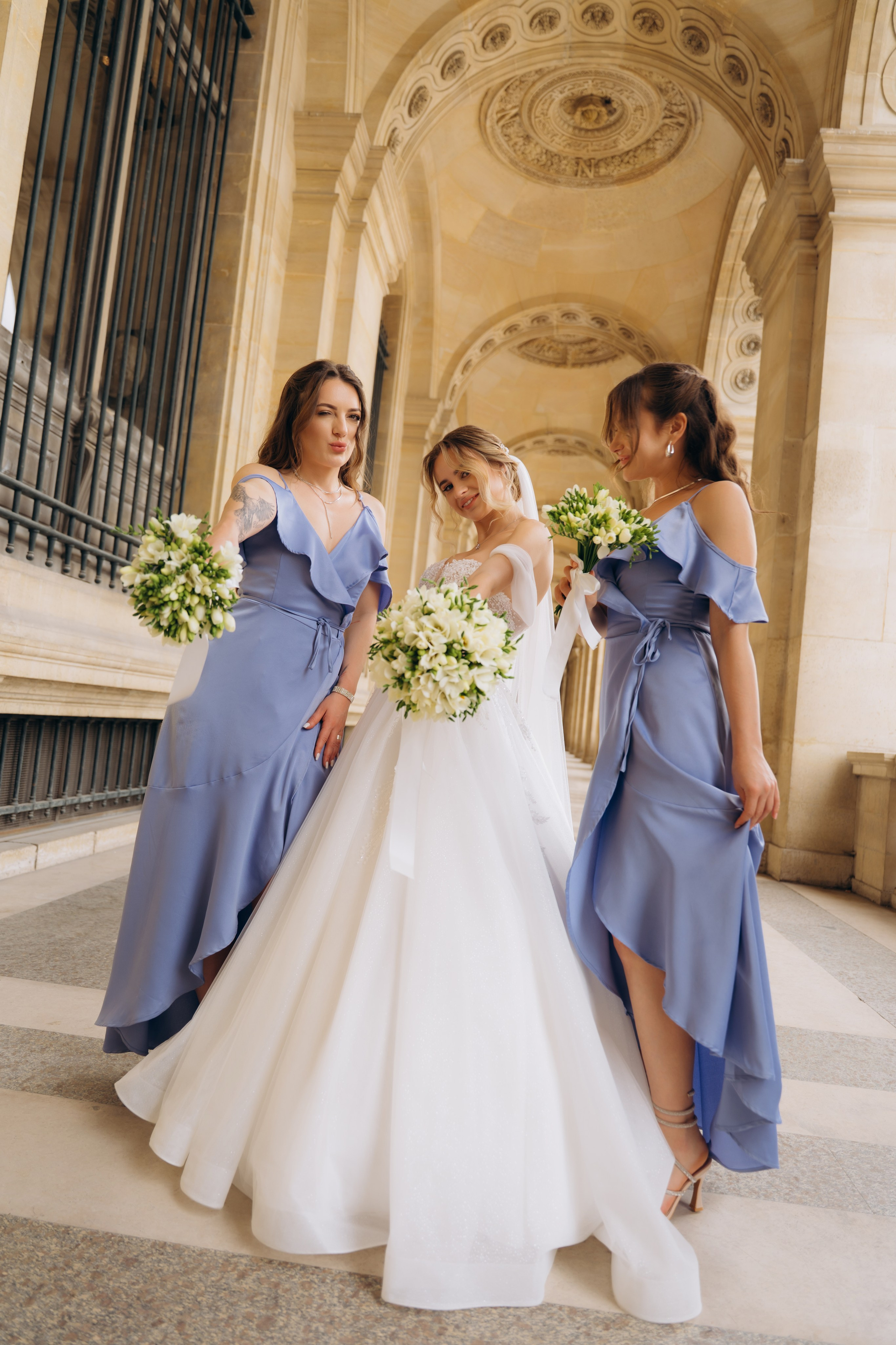 Wedding Day in Paris and Reception. Professional photographer in Paris — Shybitska Iryna