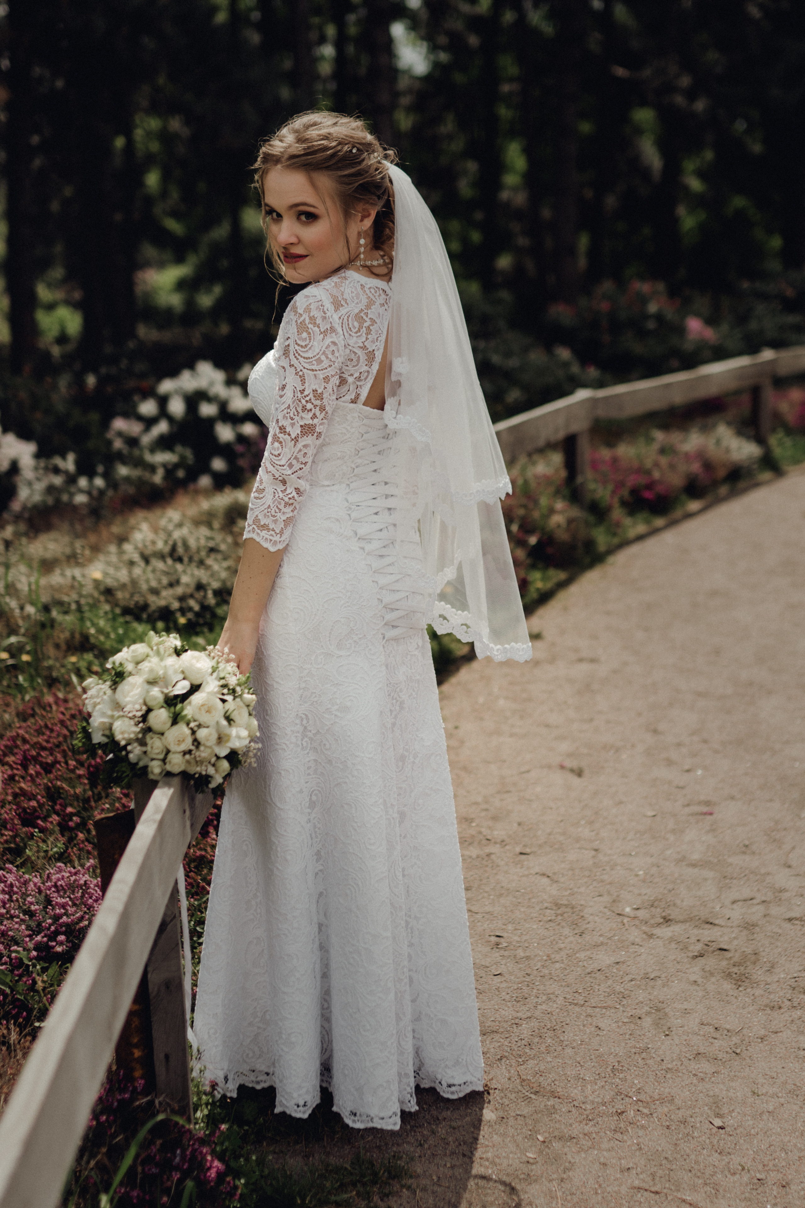 Весільна фотосесія — Ботанічний сад. Professional photographer in Paris — Shybitska Iryna