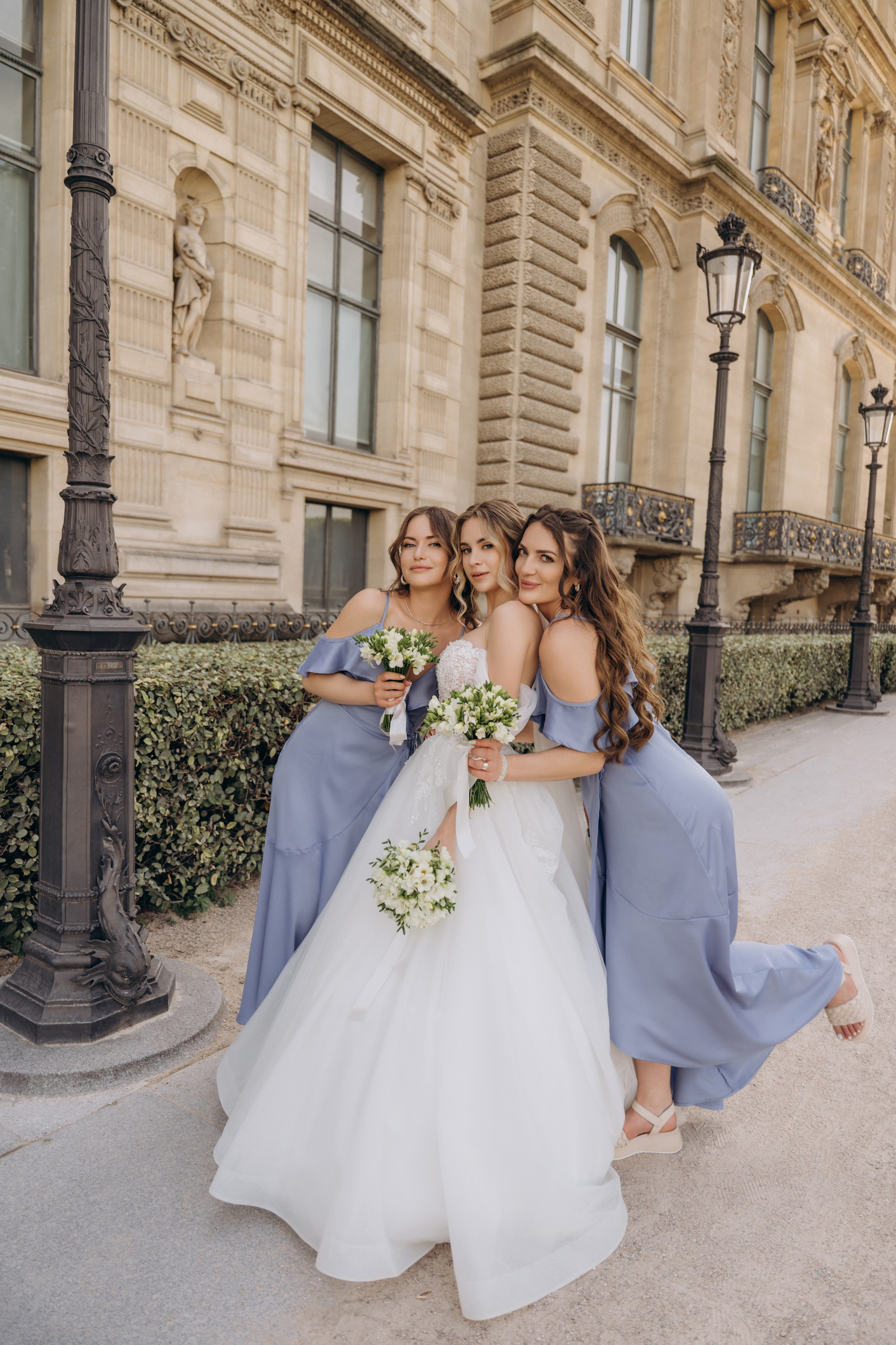 Wedding Day in Paris and Reception. Professional photographer in Paris — Shybitska Iryna