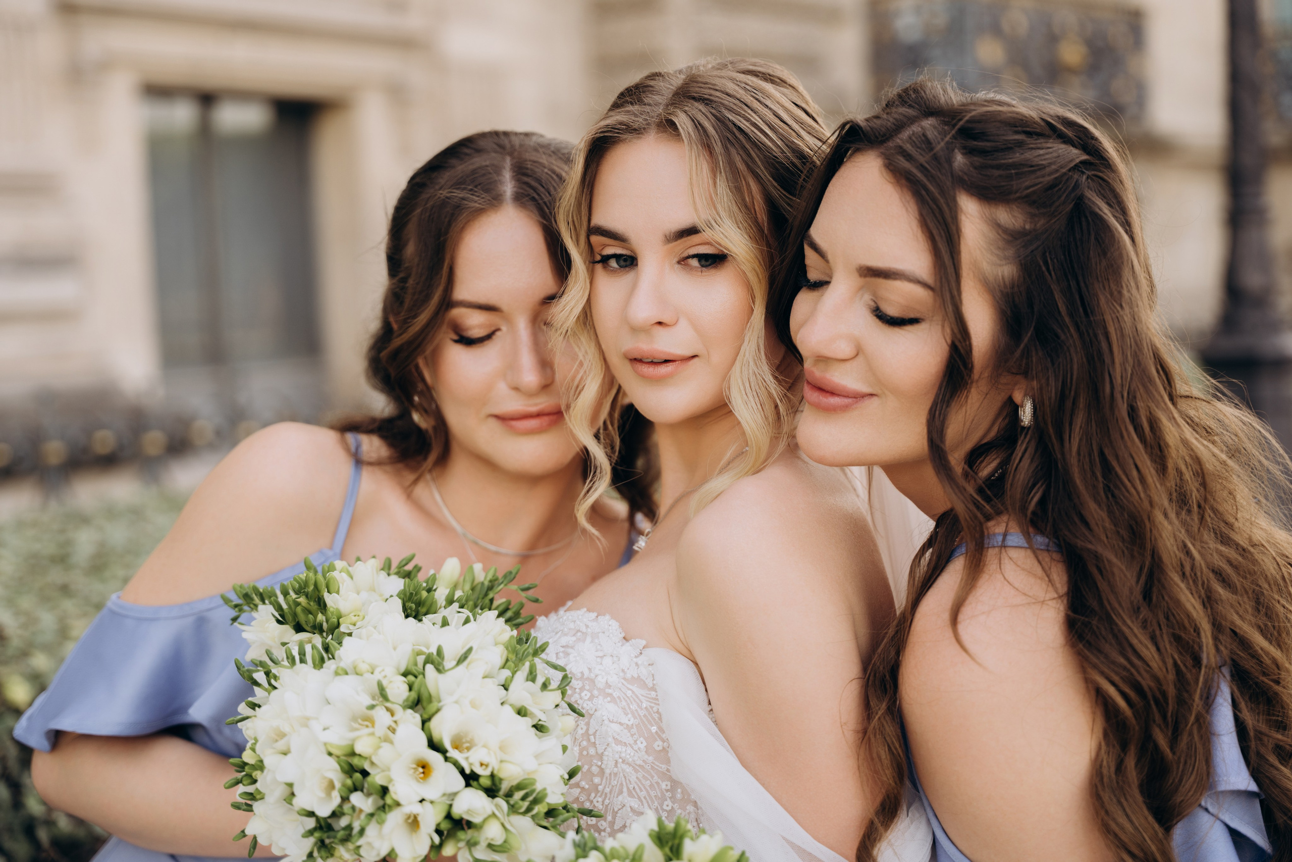 Wedding Day in Paris and Reception. Professional photographer in Paris — Shybitska Iryna
