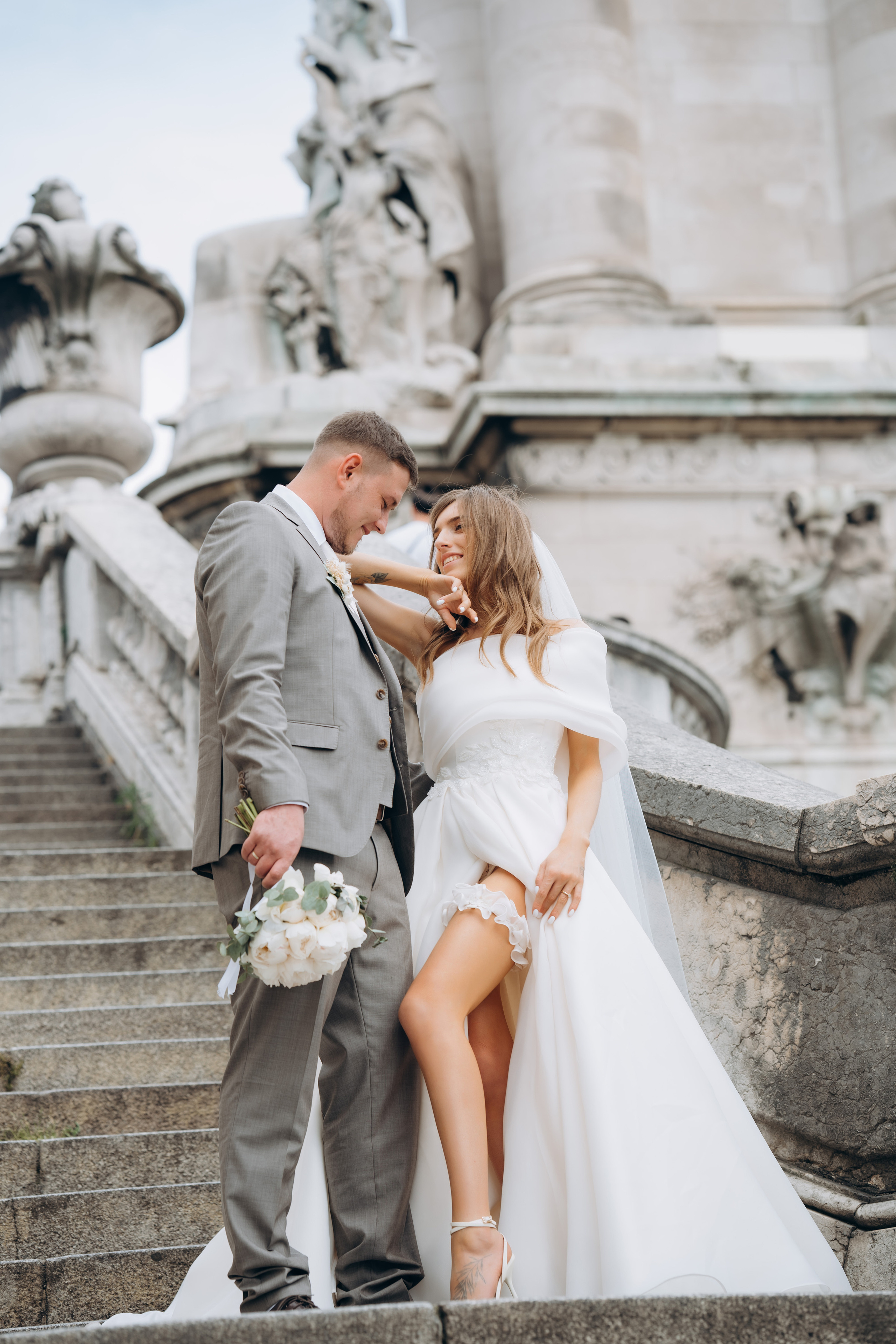 Свадебная фотосессия в Париже. Professional photographer in Paris — Shybitska Iryna