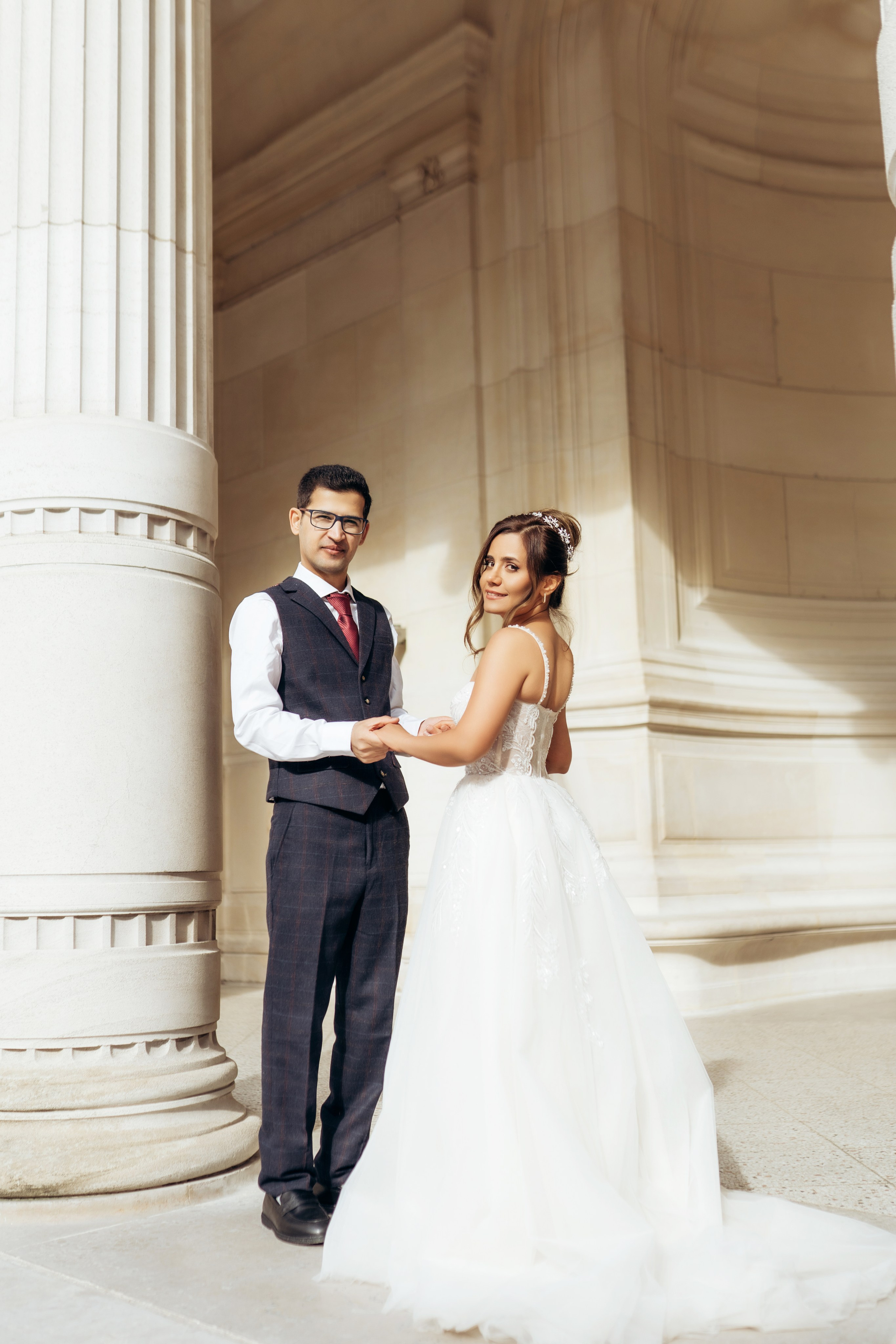 Wedding photo shoot. Professional photographer in Paris — Shybitska Iryna