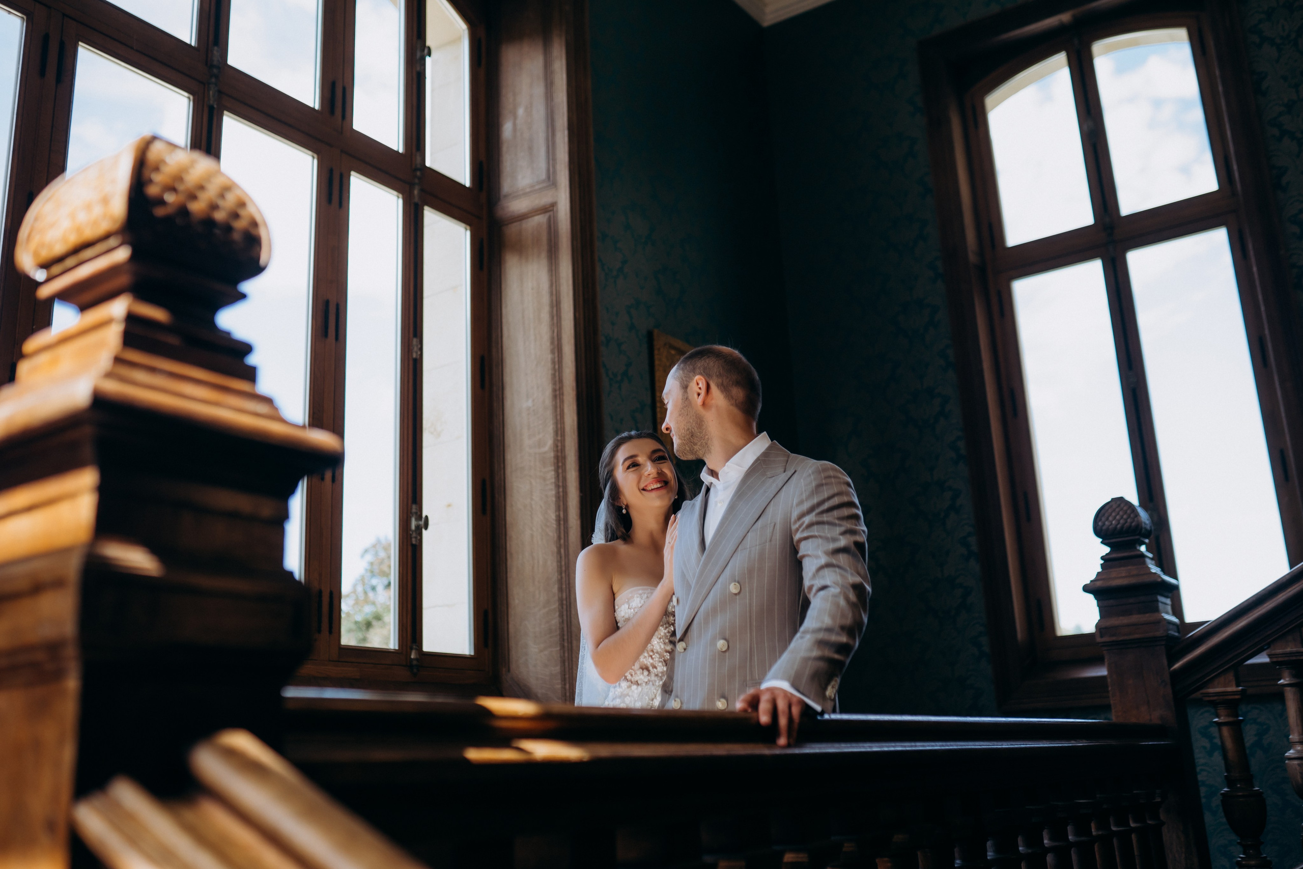 Свадебная фотосессия во французском замке. Professional photographer in Paris — Shybitska Iryna