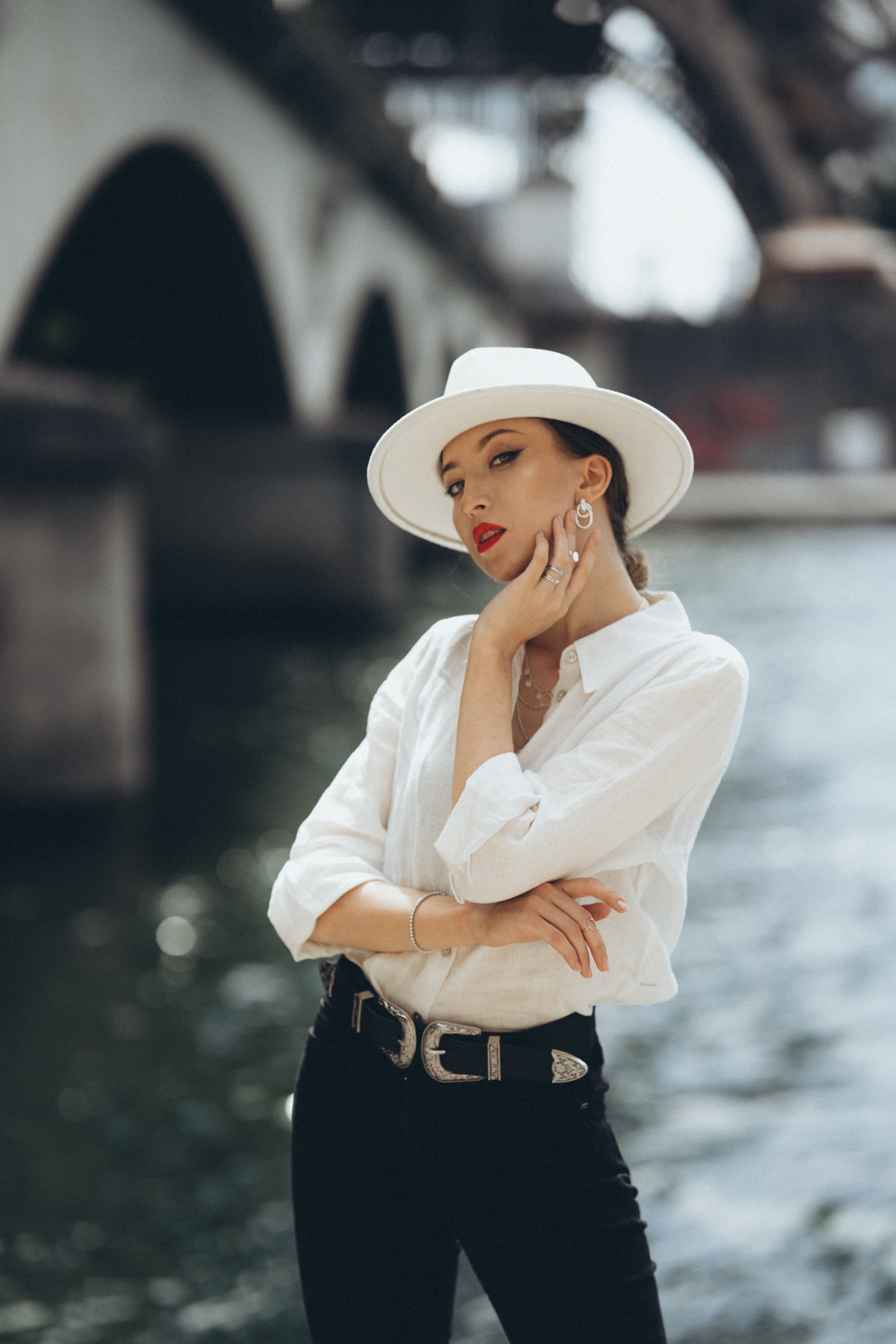 Photo shoot on the streets of Paris. Professional photographer in Paris — Shybitska Iryna