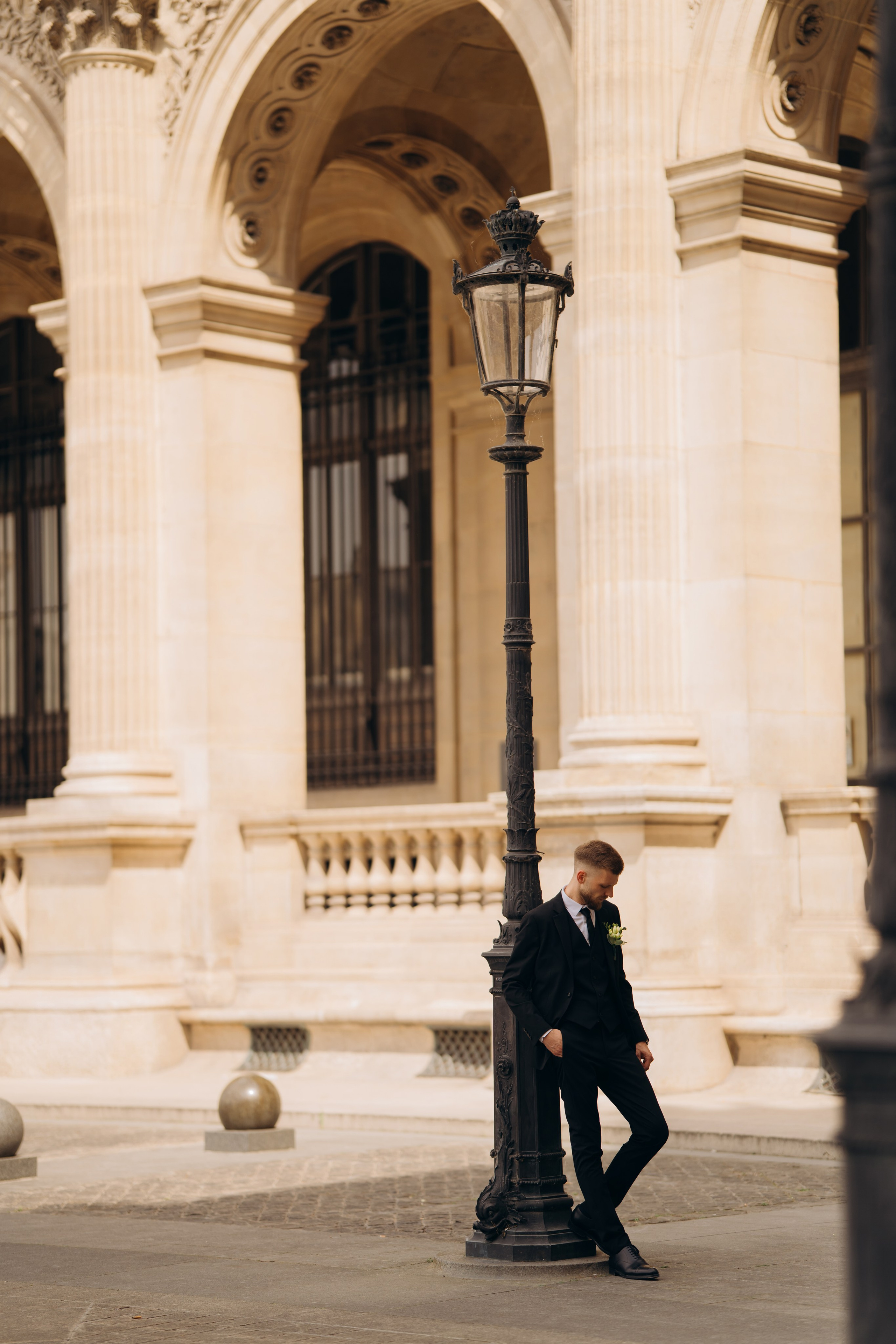 Wedding Day in Paris and Reception. Professional photographer in Paris — Shybitska Iryna
