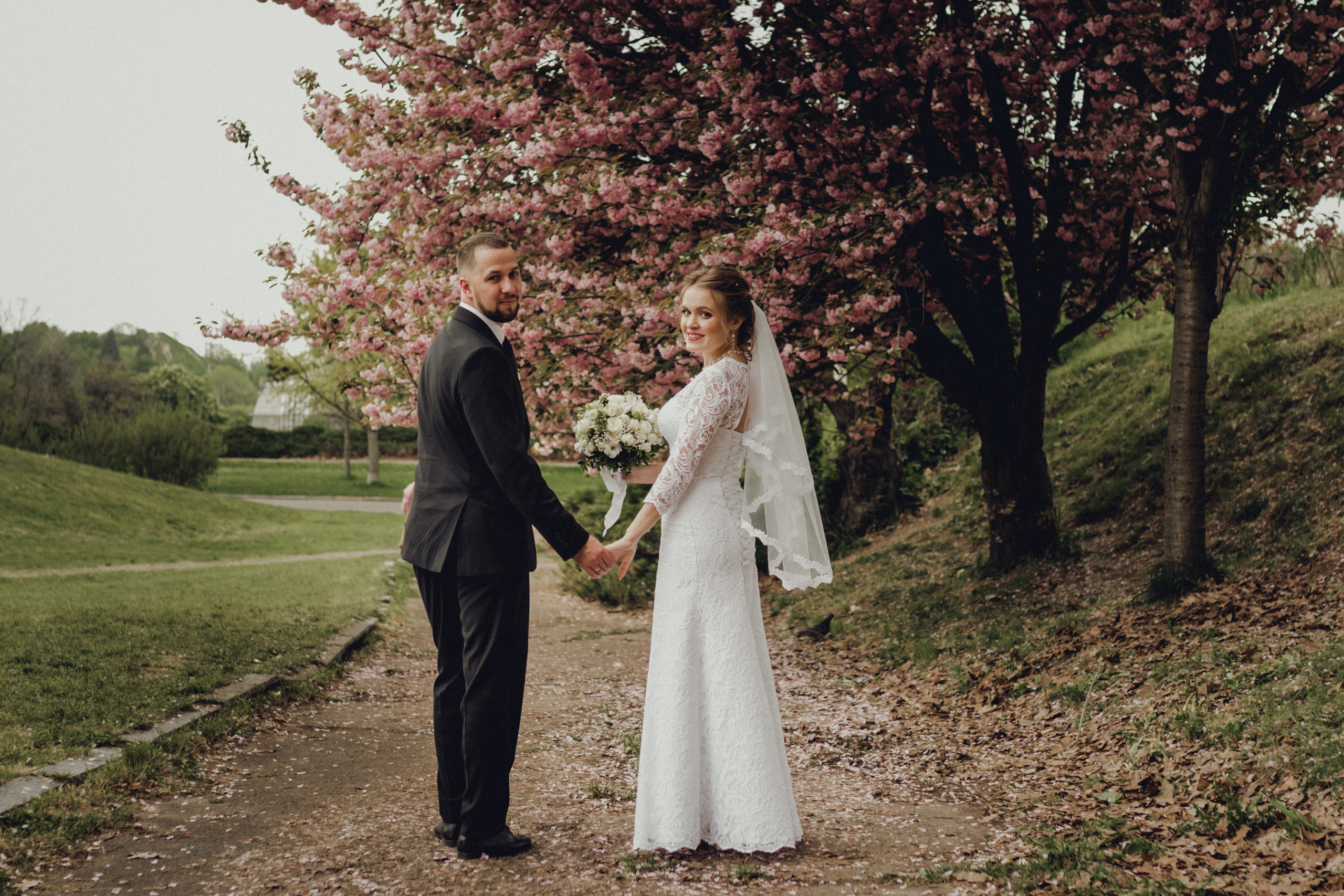 Весільна фотосесія — Ботанічний сад. Professional photographer in Paris — Shybitska Iryna