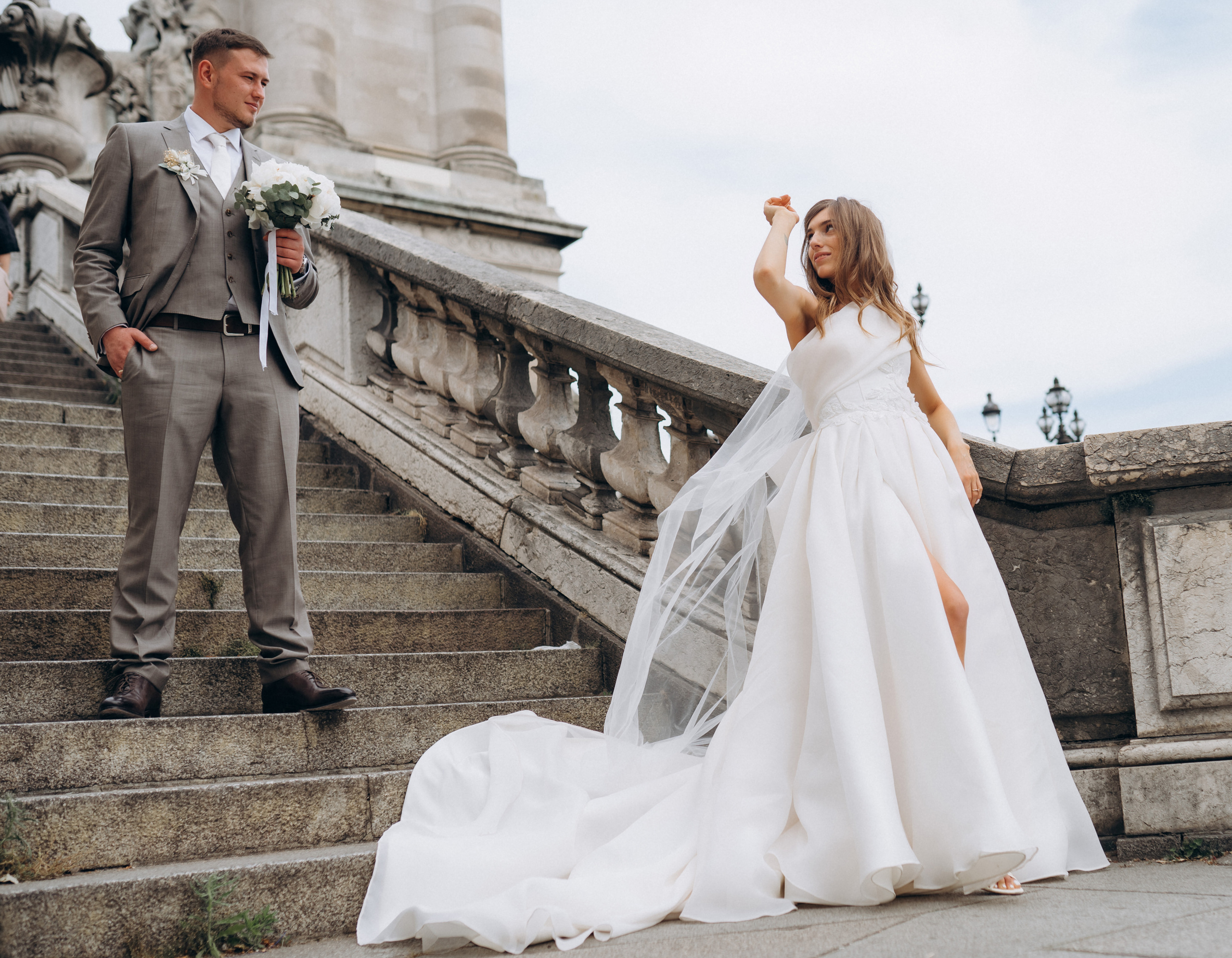 Свадебная фотосессия в Париже. Professional photographer in Paris — Shybitska Iryna