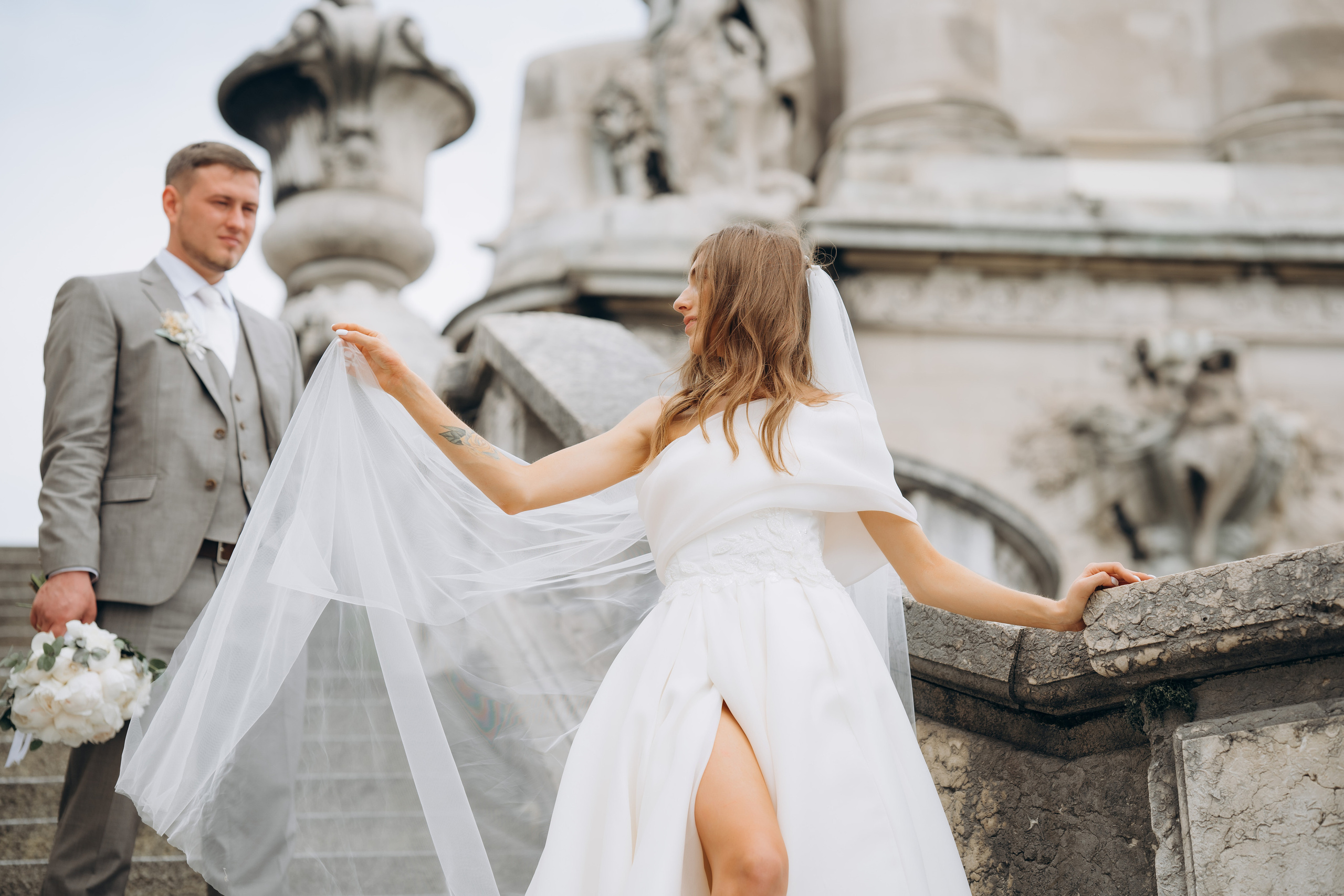 Свадебная фотосессия в Париже. Professional photographer in Paris — Shybitska Iryna