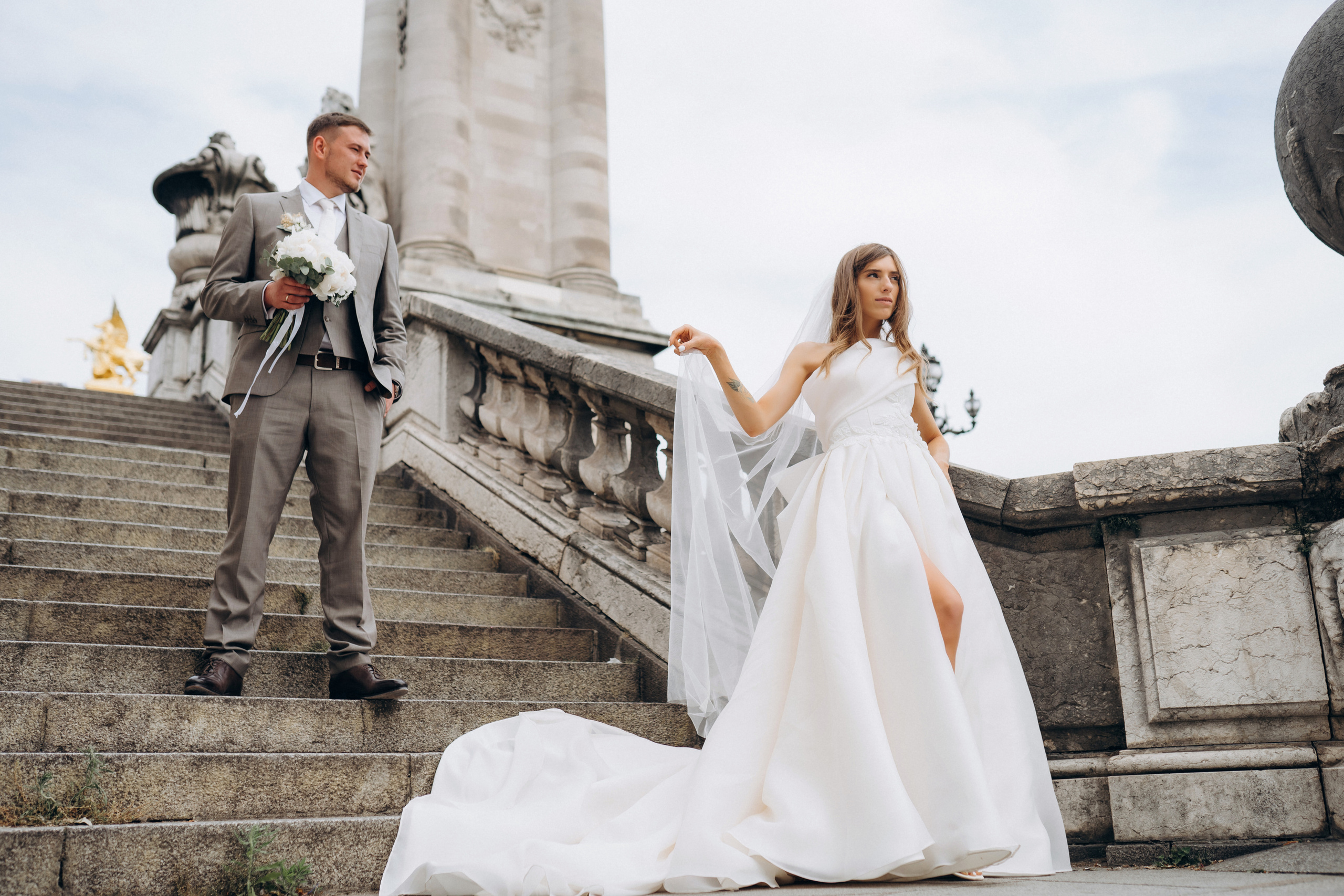 Свадебная фотосессия в Париже. Professional photographer in Paris — Shybitska Iryna