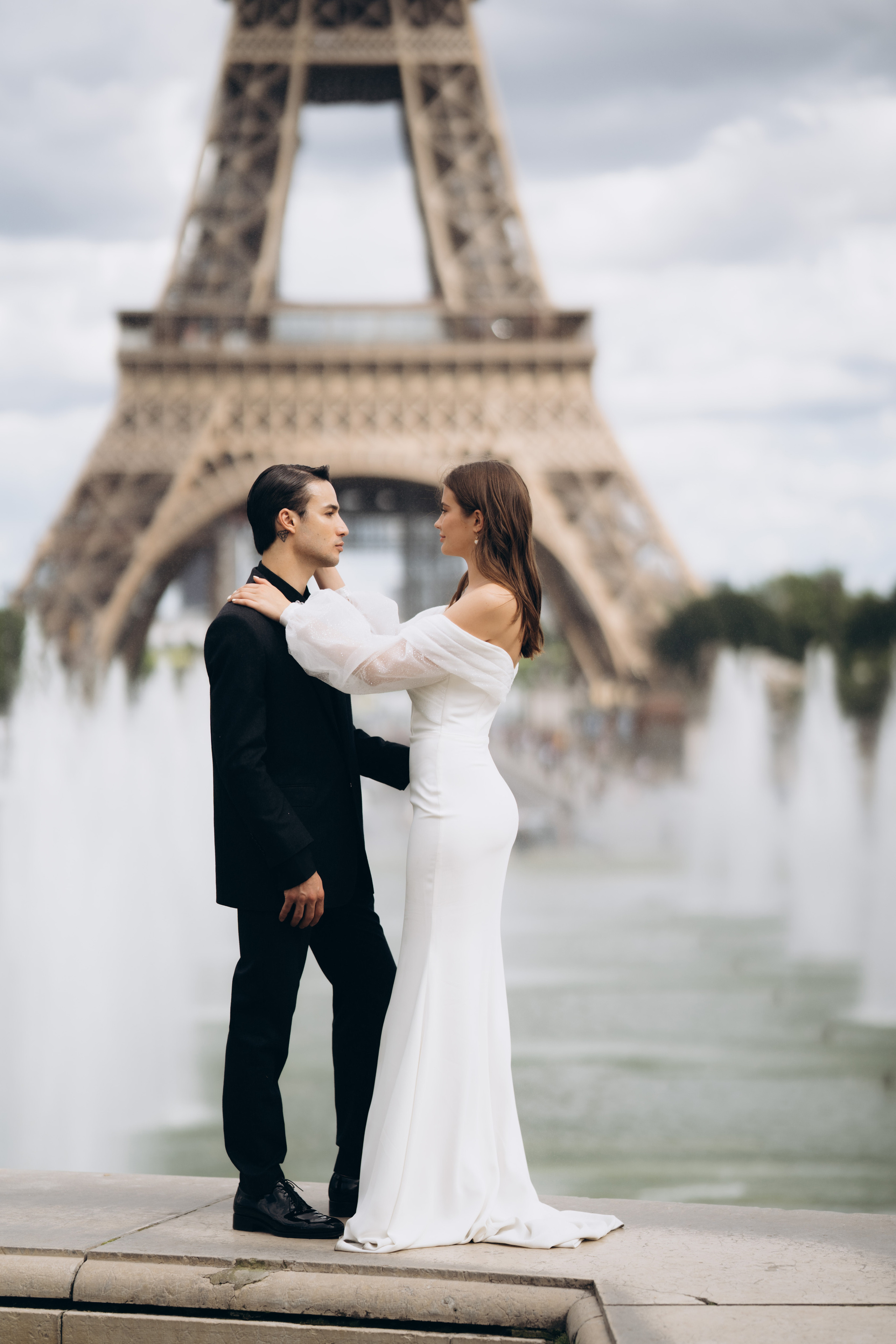 Wedding photo shoot in Paris. Professional photographer in Paris — Shybitska Iryna