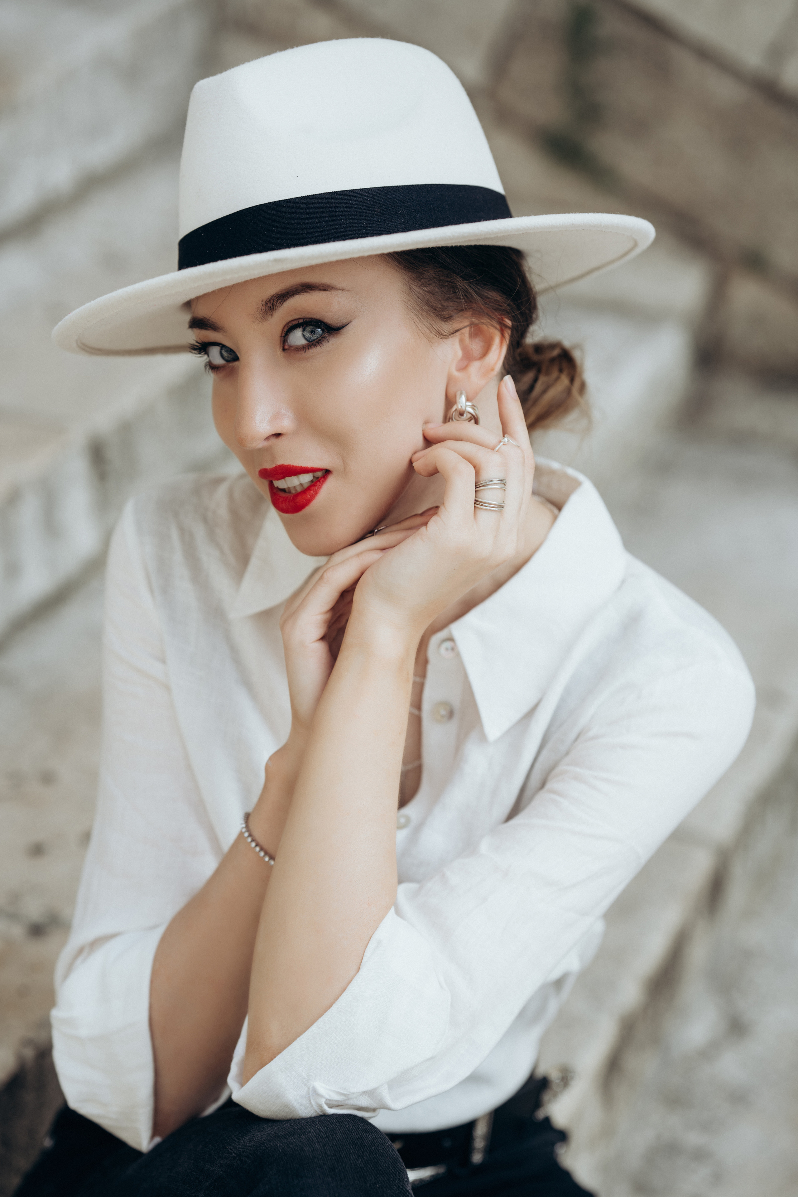 Photo shoot on the streets of Paris. Professional photographer in Paris — Shybitska Iryna