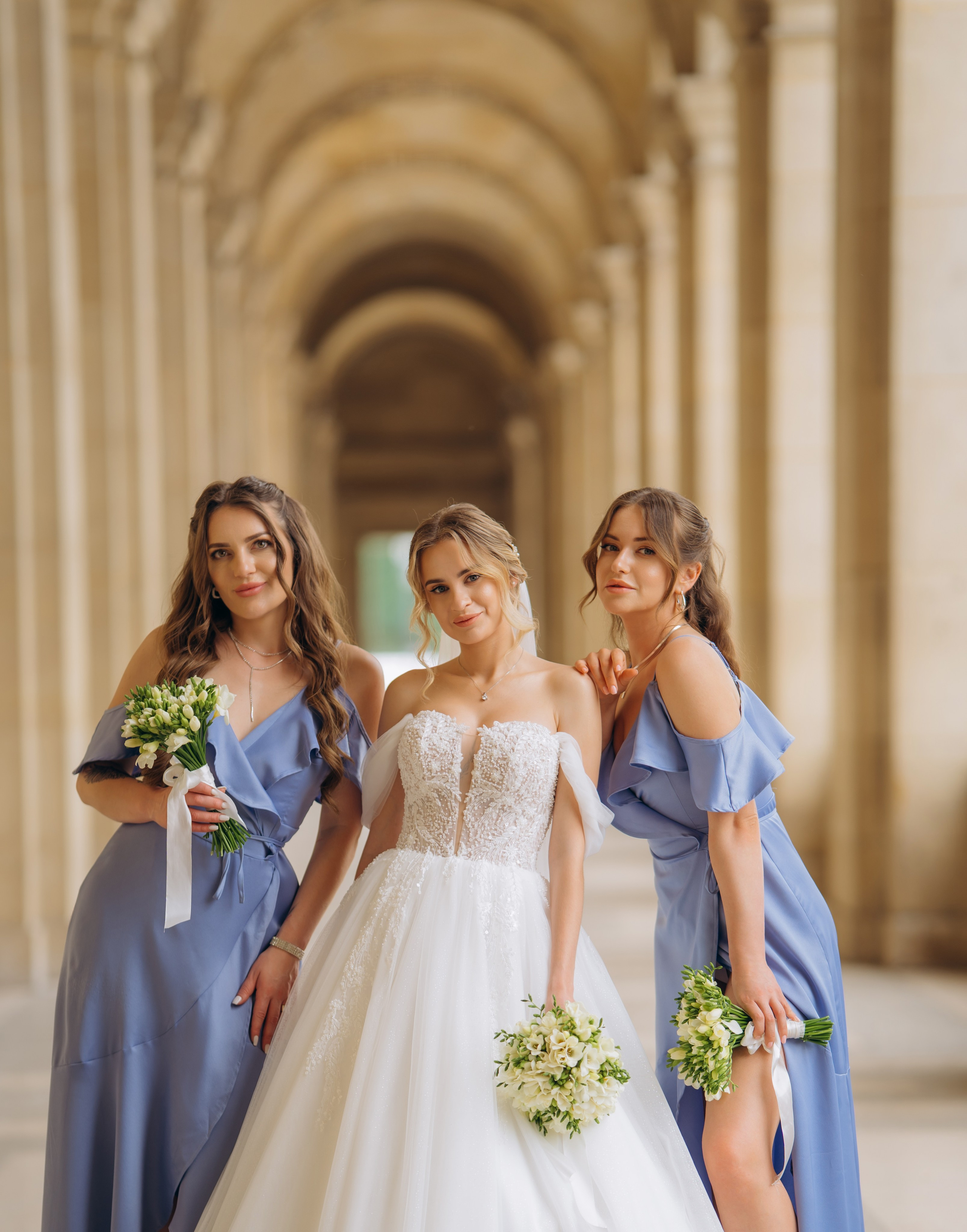 Wedding Day in Paris and Reception. Professional photographer in Paris — Shybitska Iryna