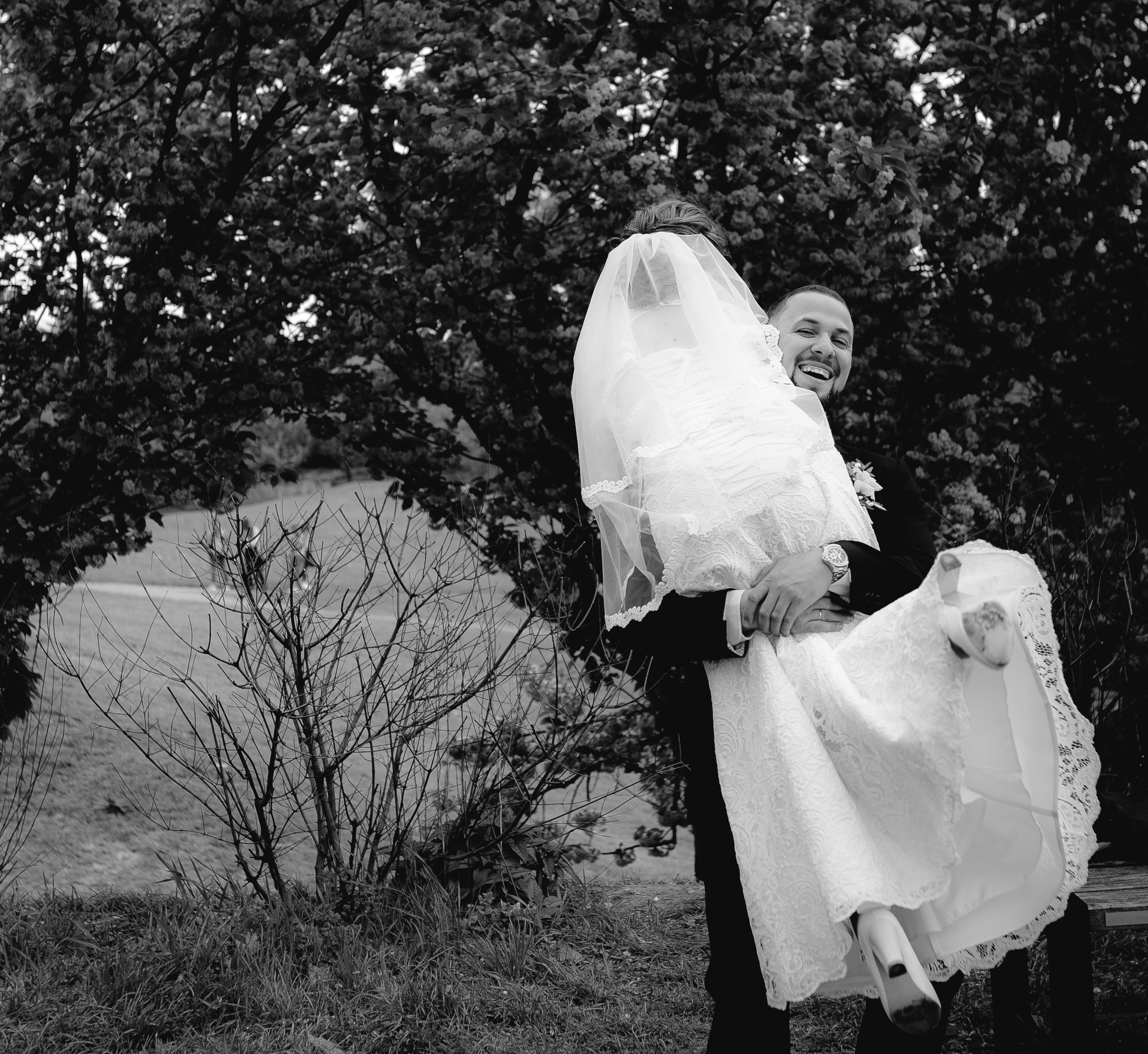 Весільна фотосесія — Ботанічний сад. Professional photographer in Paris — Shybitska Iryna