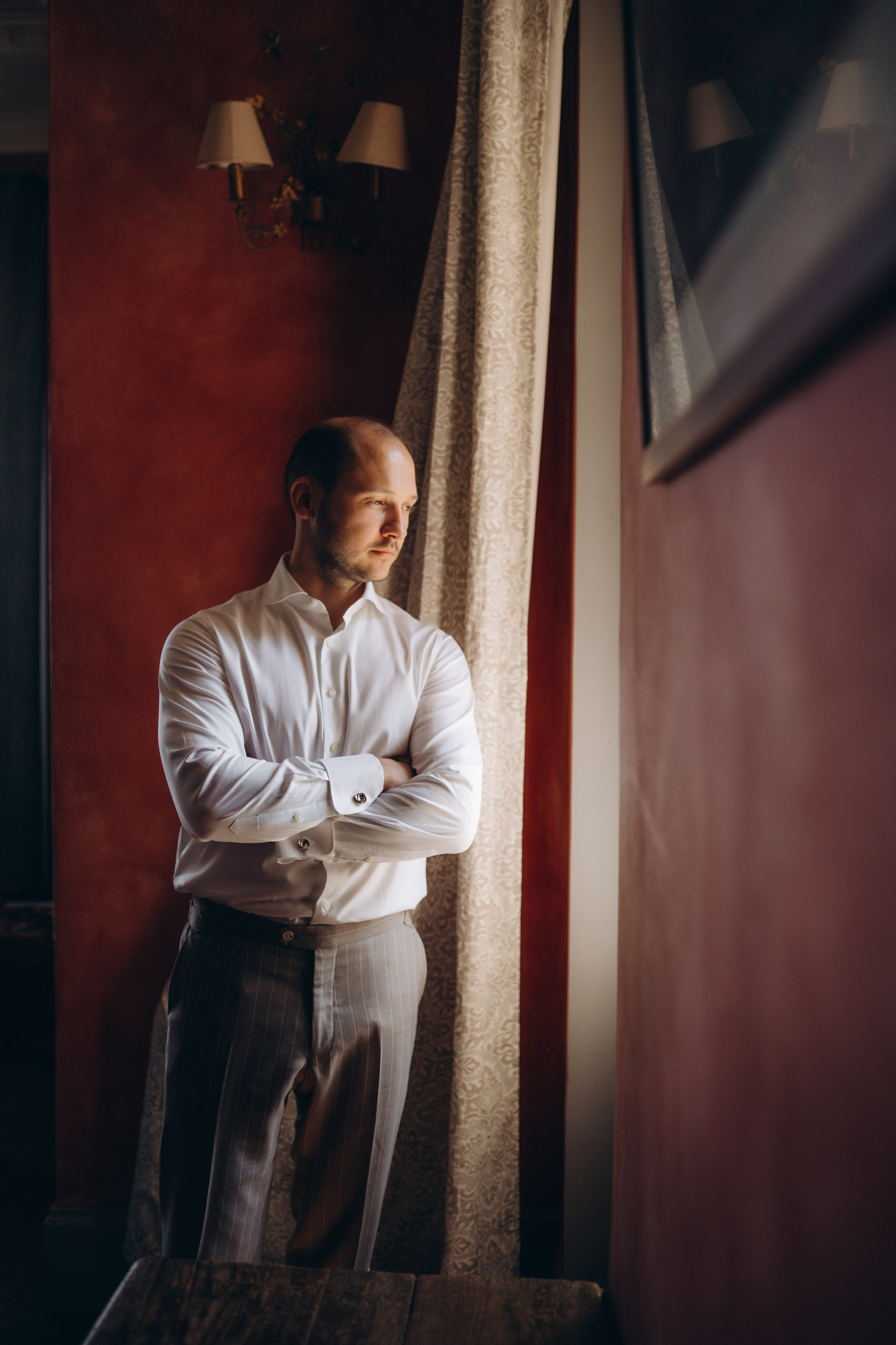 Свадебная фотосессия во французском замке. Professional photographer in Paris — Shybitska Iryna