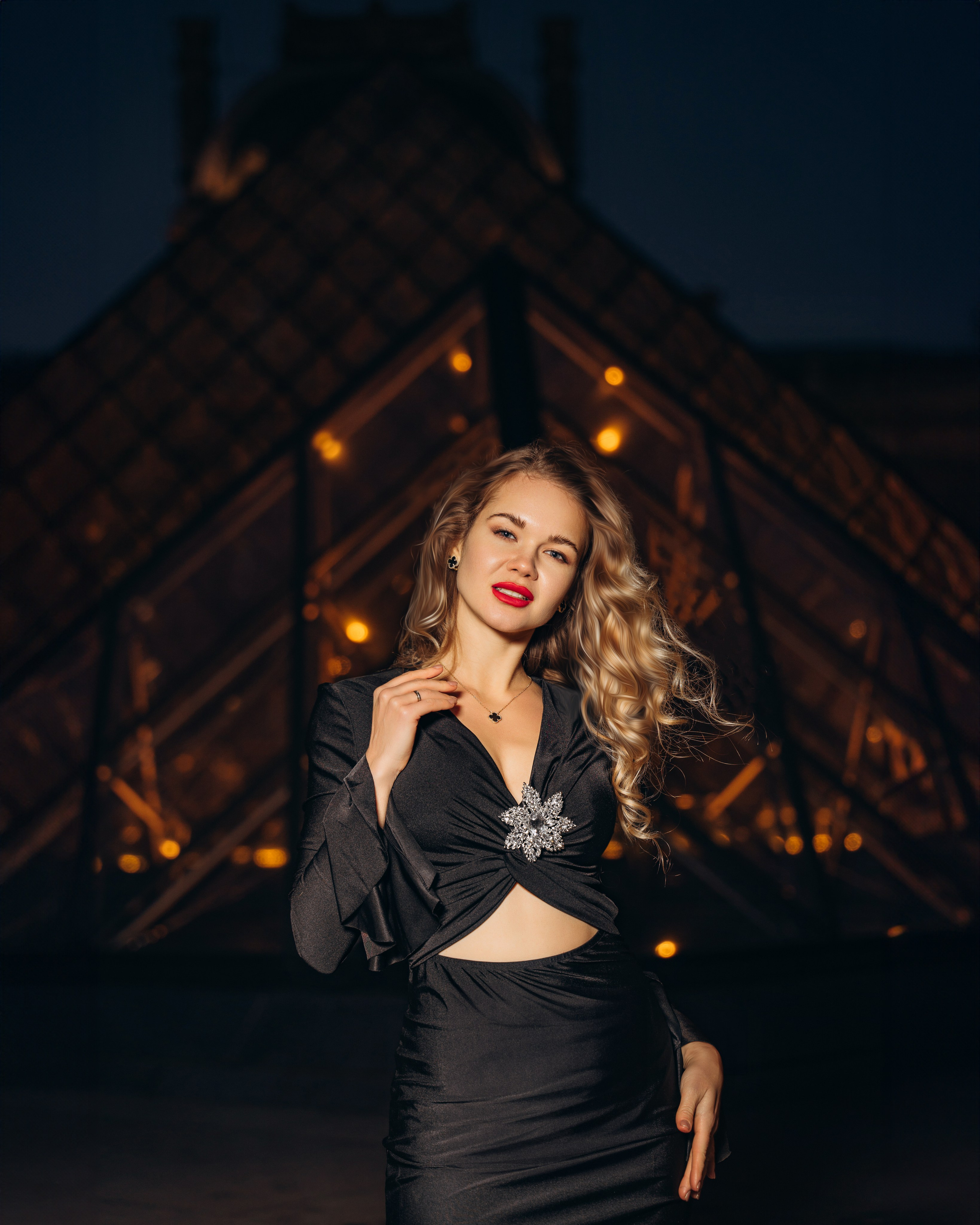 Night Paris/Ночная фотоссесия в Париже. Professional photographer in Paris — Shybitska Iryna