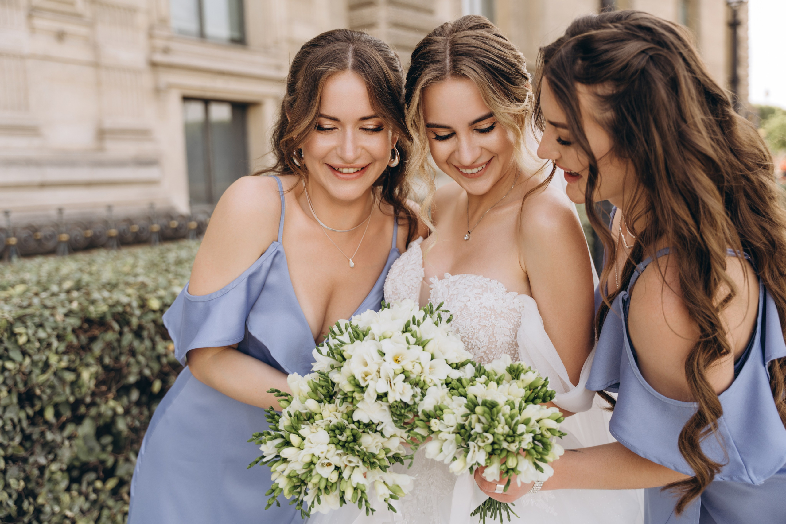 Wedding Day in Paris and Reception. Professional photographer in Paris — Shybitska Iryna