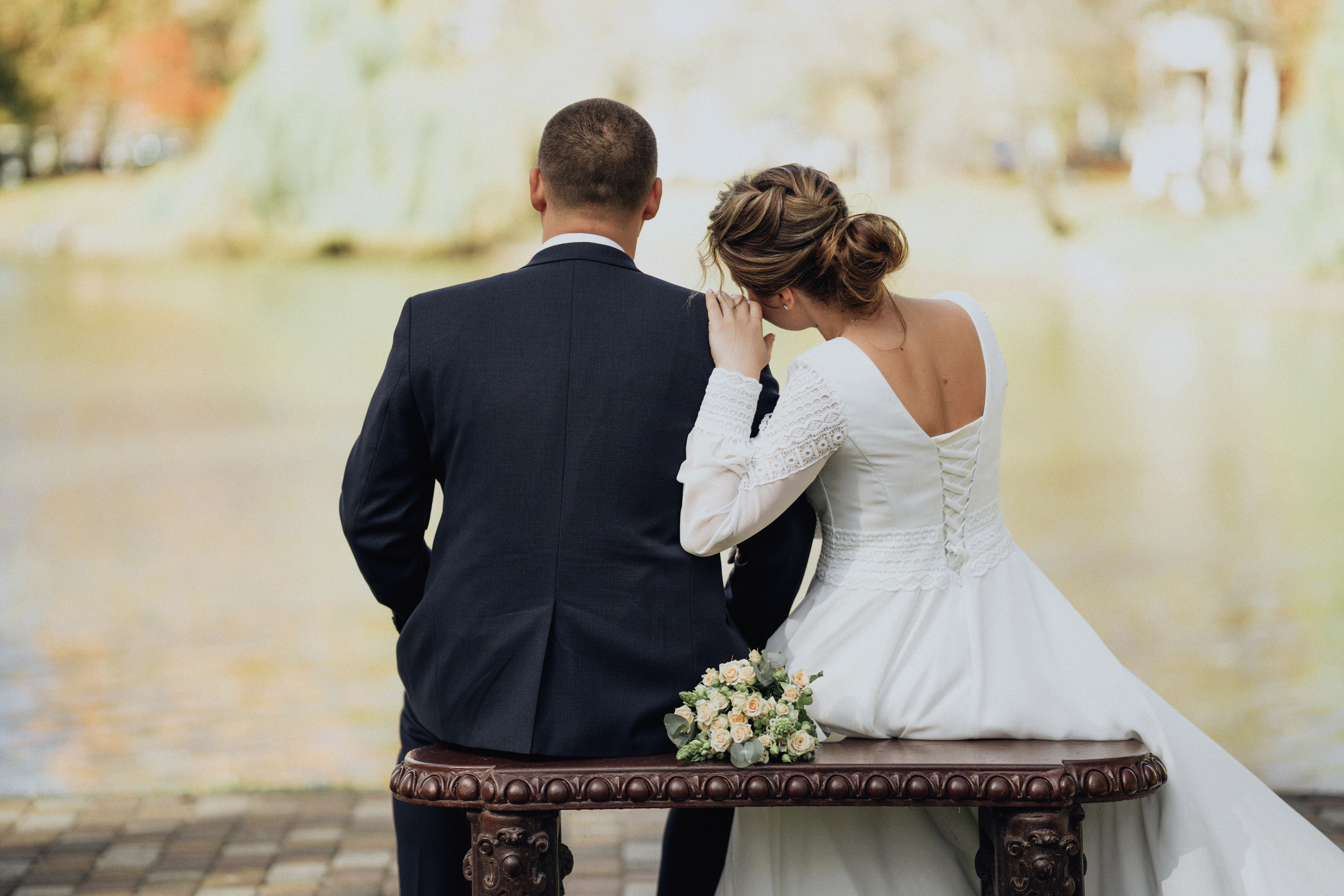 Весільна фотосесія в парку ВДНГ та студії. Professional photographer in Paris — Shybitska Iryna