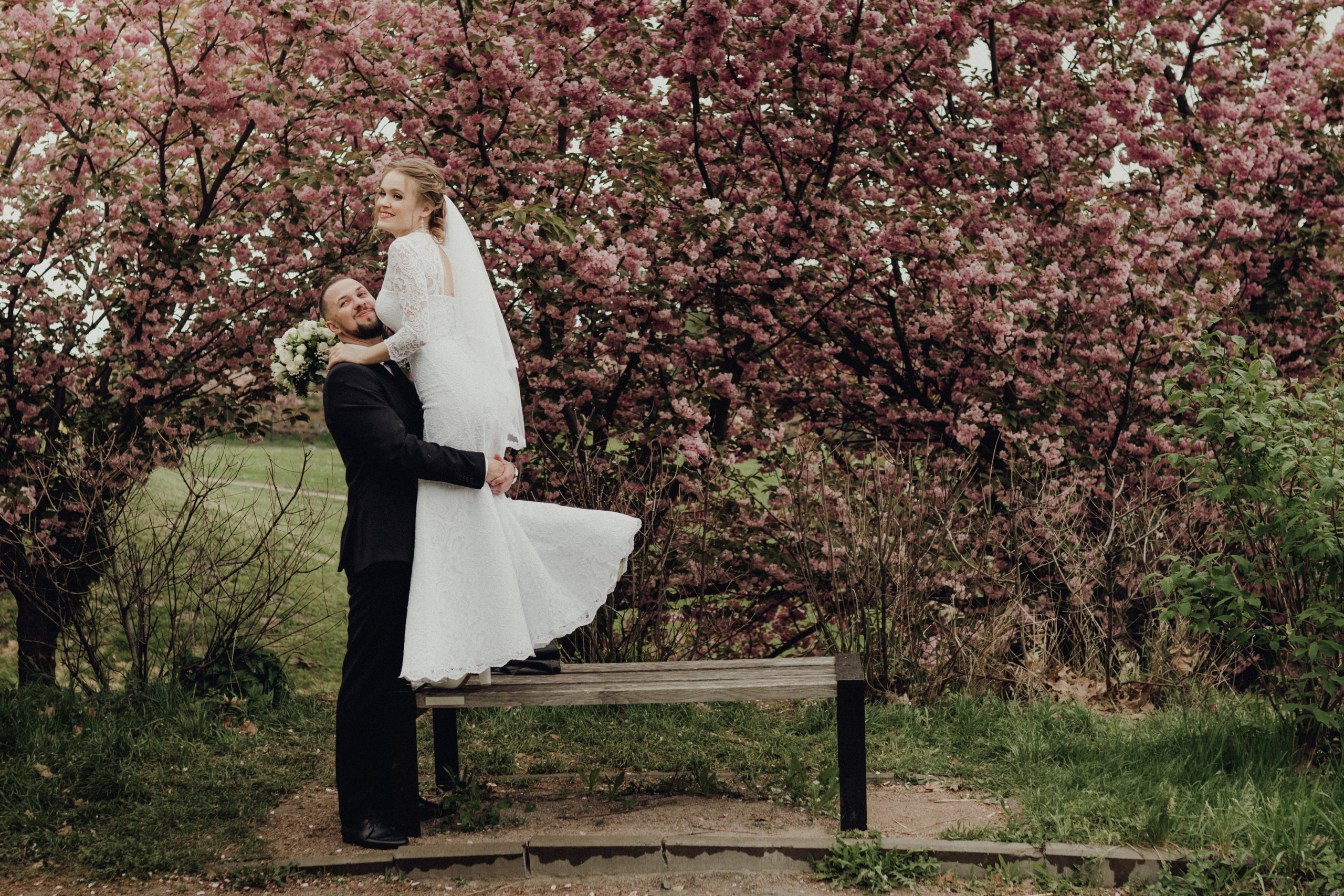 Весільна фотосесія — Ботанічний сад. Professional photographer in Paris — Shybitska Iryna