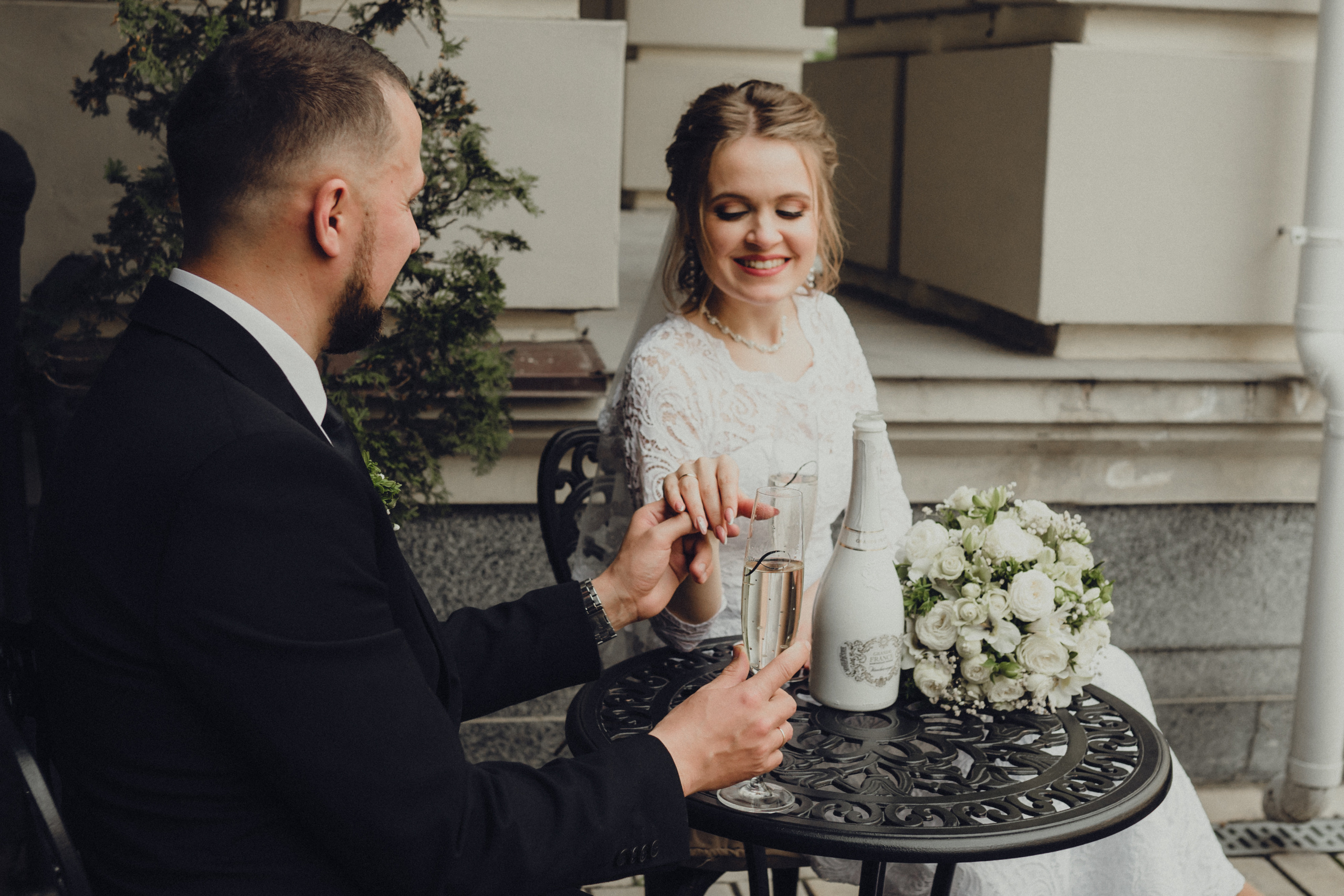 Весільна фотосесія — Ботанічний сад. Professional photographer in Paris — Shybitska Iryna