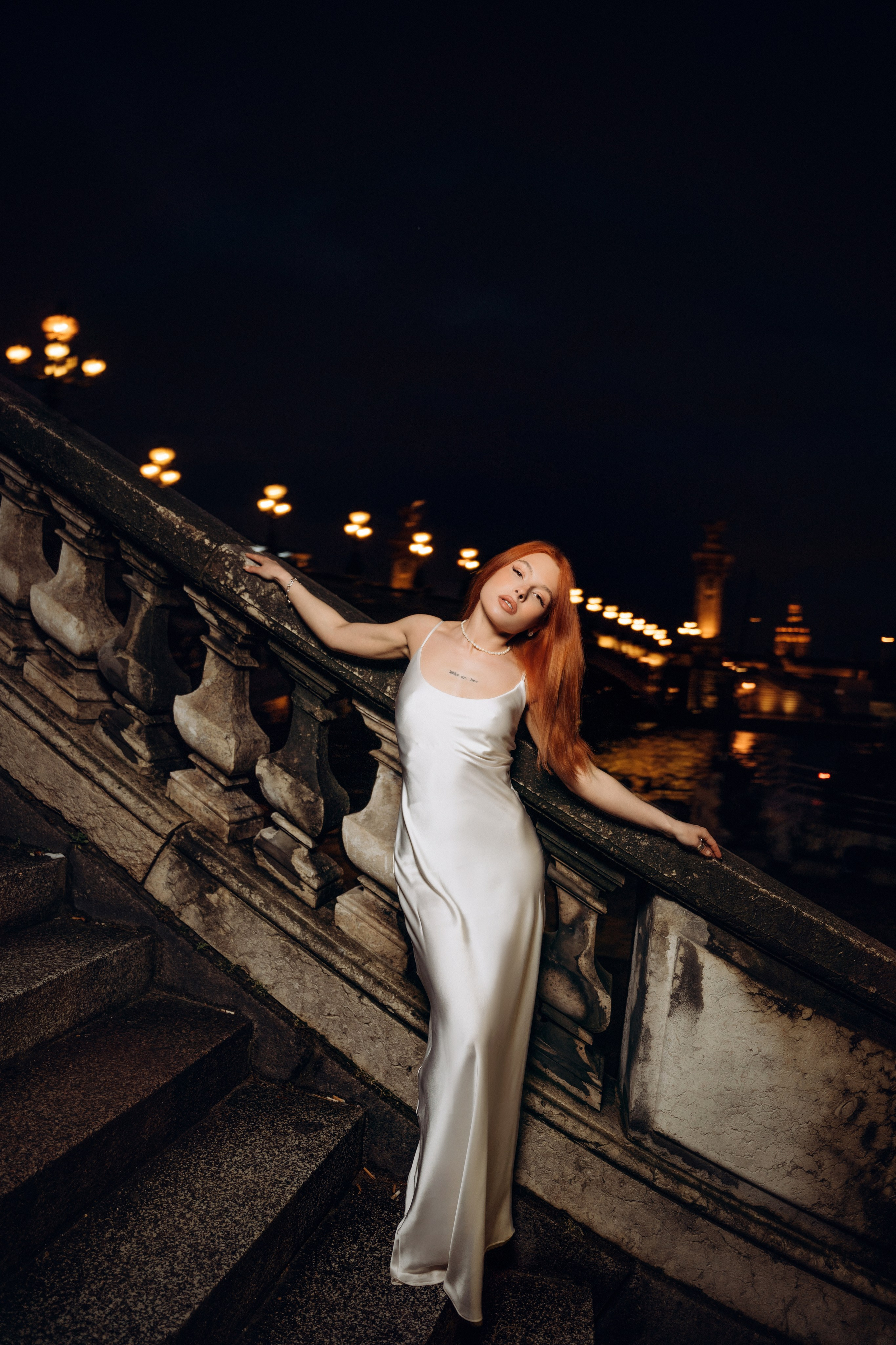 Night Paris/Ночная фотоссесия в Париже. Professional photographer in Paris — Shybitska Iryna