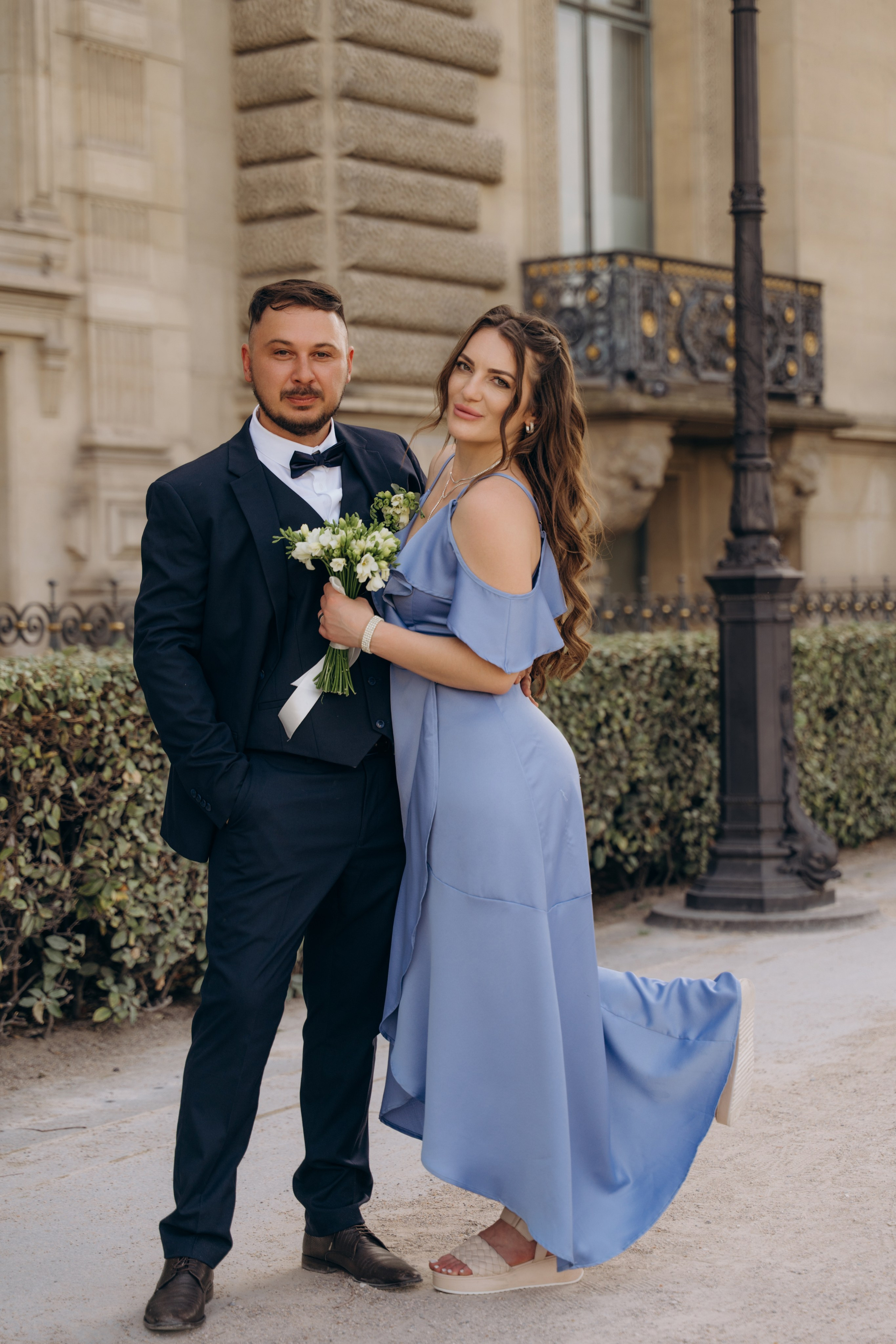 Wedding Day in Paris and Reception. Professional photographer in Paris — Shybitska Iryna