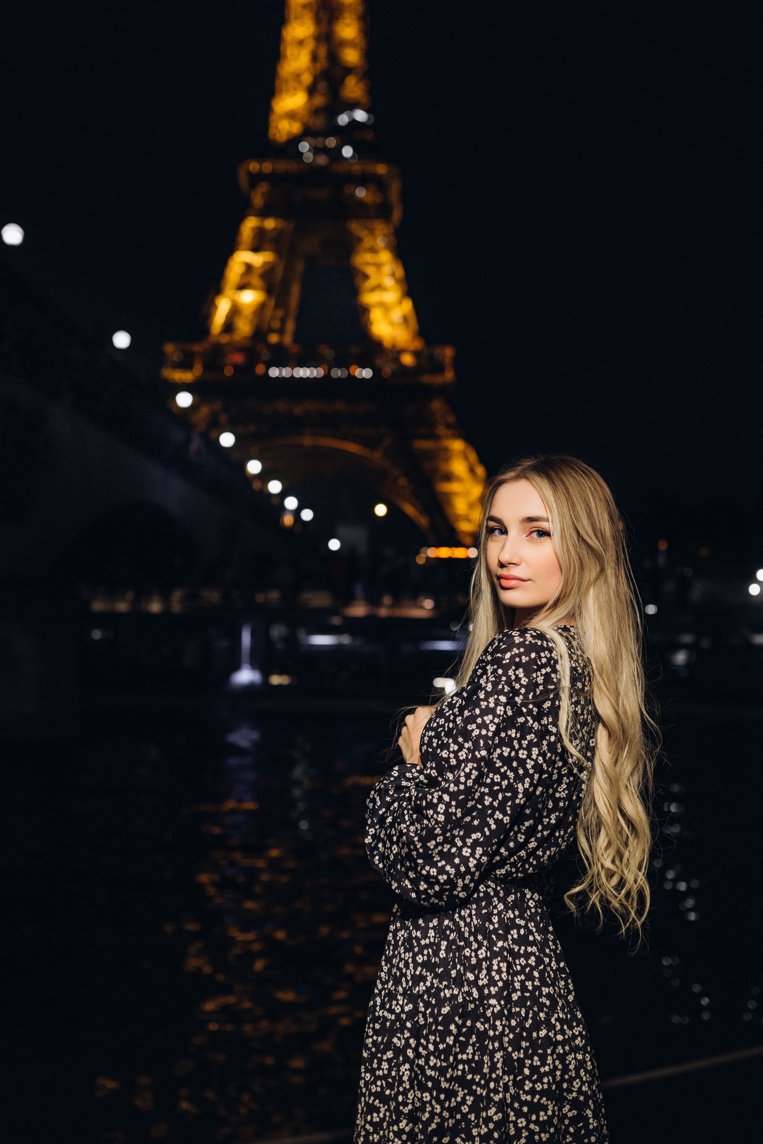 Night Paris/Ночная фотоссесия в Париже. Professional photographer in Paris — Shybitska Iryna