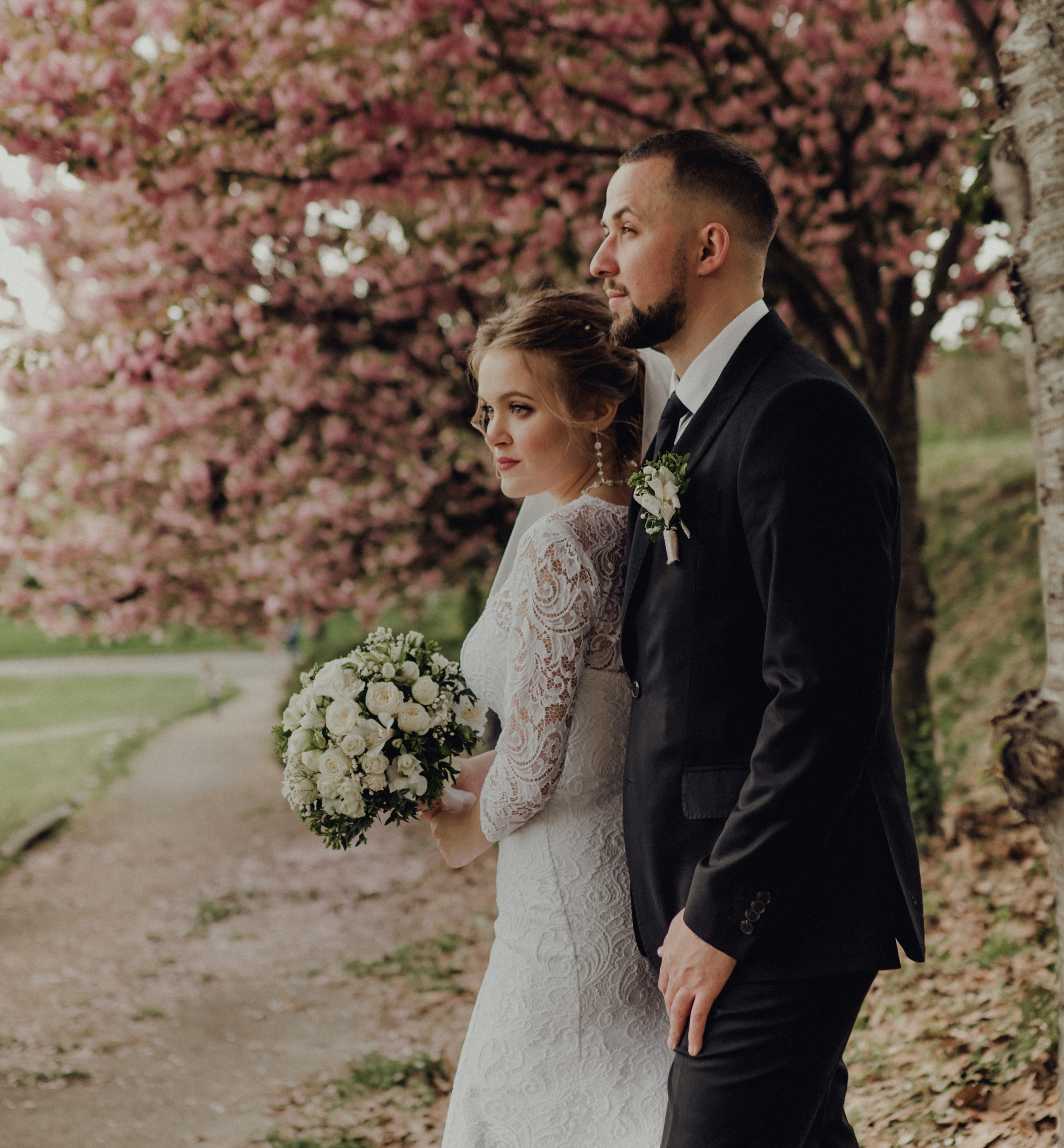 Весільна фотосесія — Ботанічний сад. Professional photographer in Paris — Shybitska Iryna