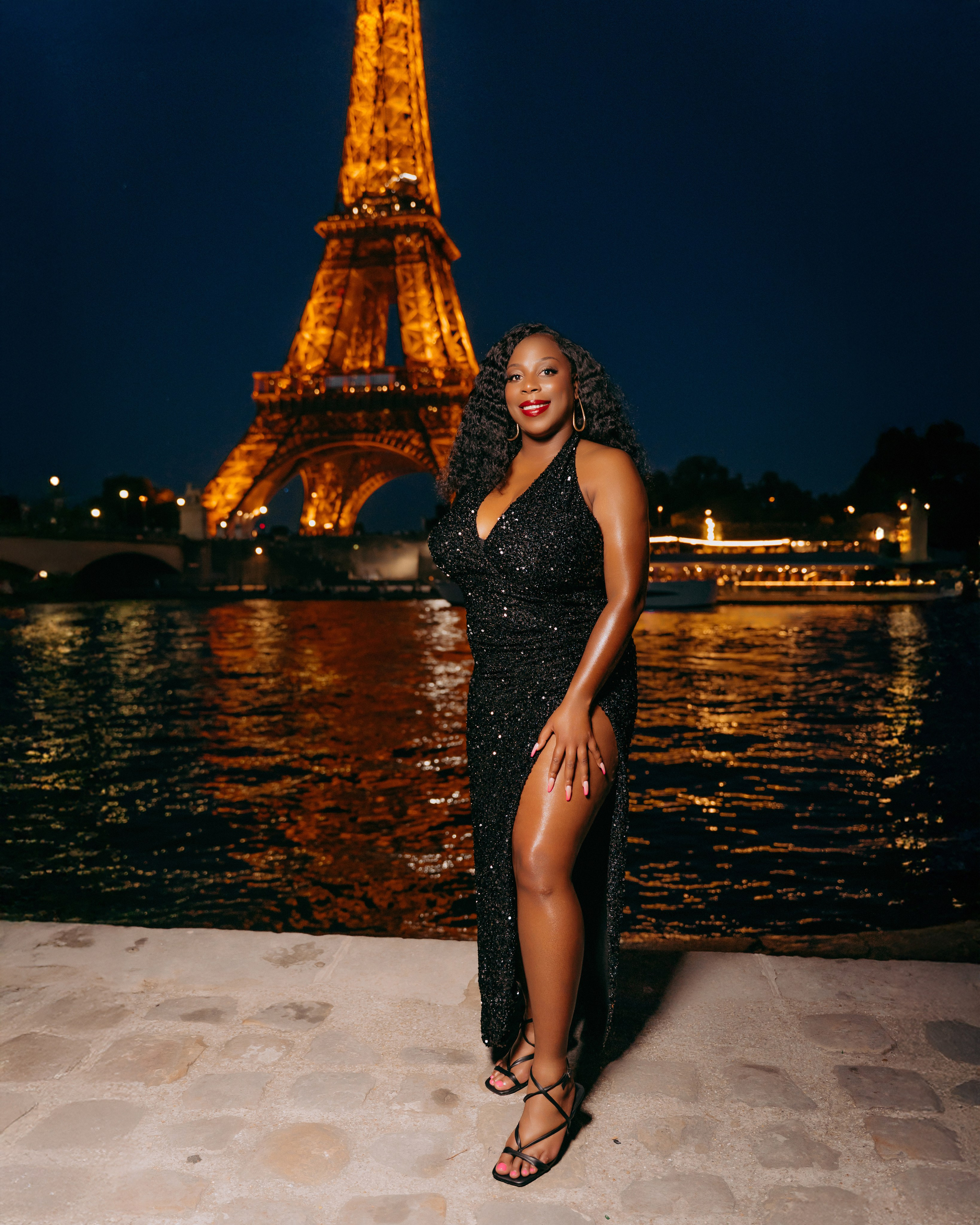 Night Paris/Ночная фотоссесия в Париже. Professional photographer in Paris — Shybitska Iryna