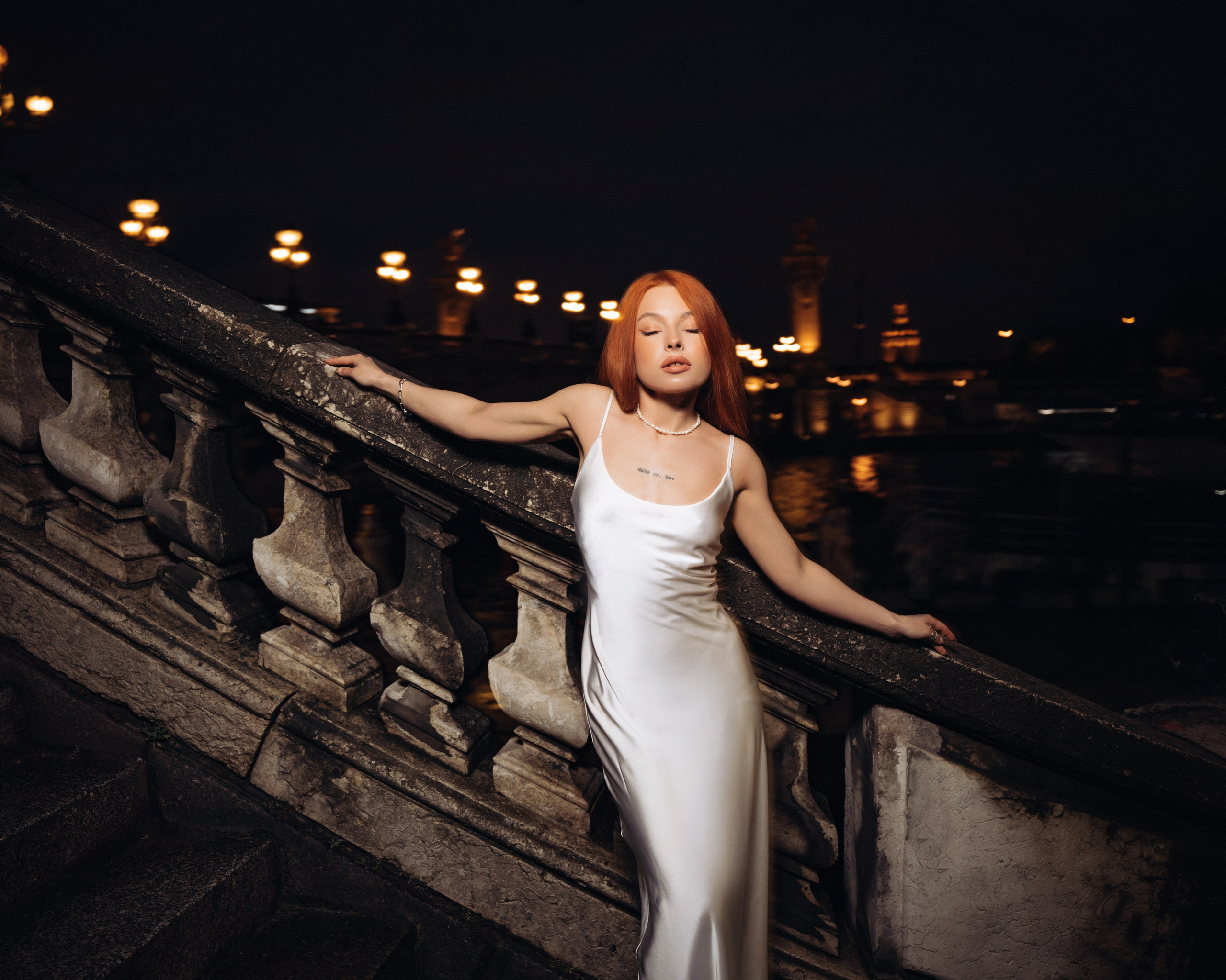 Night Paris/Ночная фотоссесия в Париже. Professional photographer in Paris — Shybitska Iryna