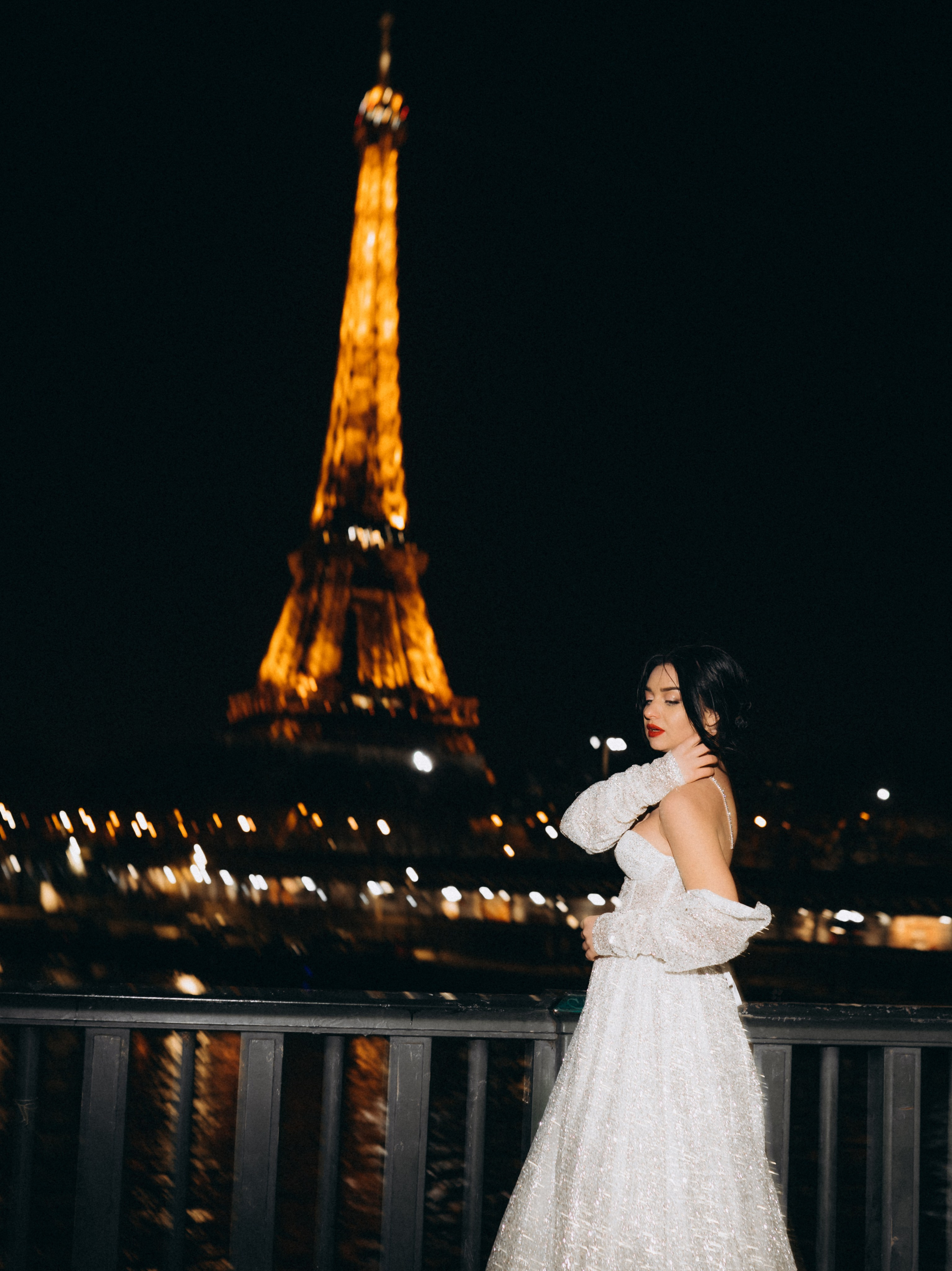 Night Paris/Ночная фотоссесия в Париже. Professional photographer in Paris — Shybitska Iryna