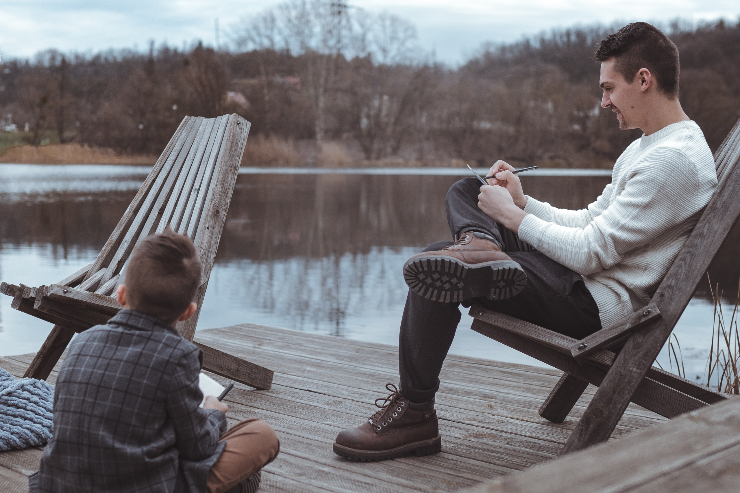 У озера. Professional photographer in Paris — Shybitska Iryna