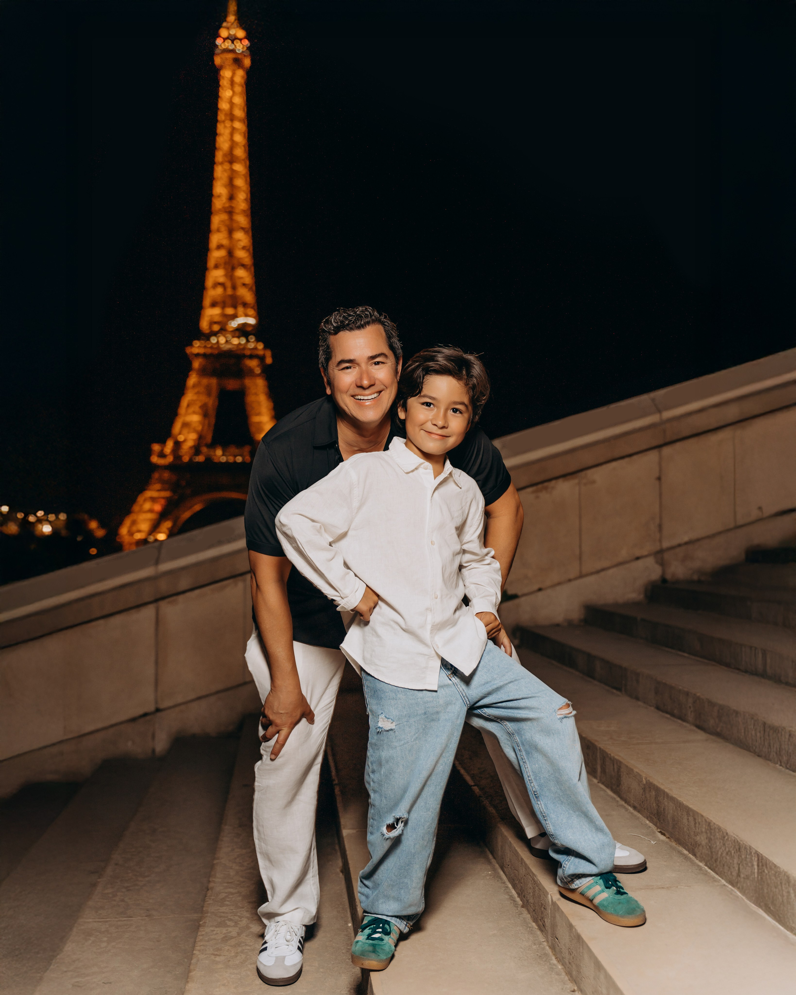 Night Paris/Ночная фотоссесия в Париже. Professional photographer in Paris — Shybitska Iryna