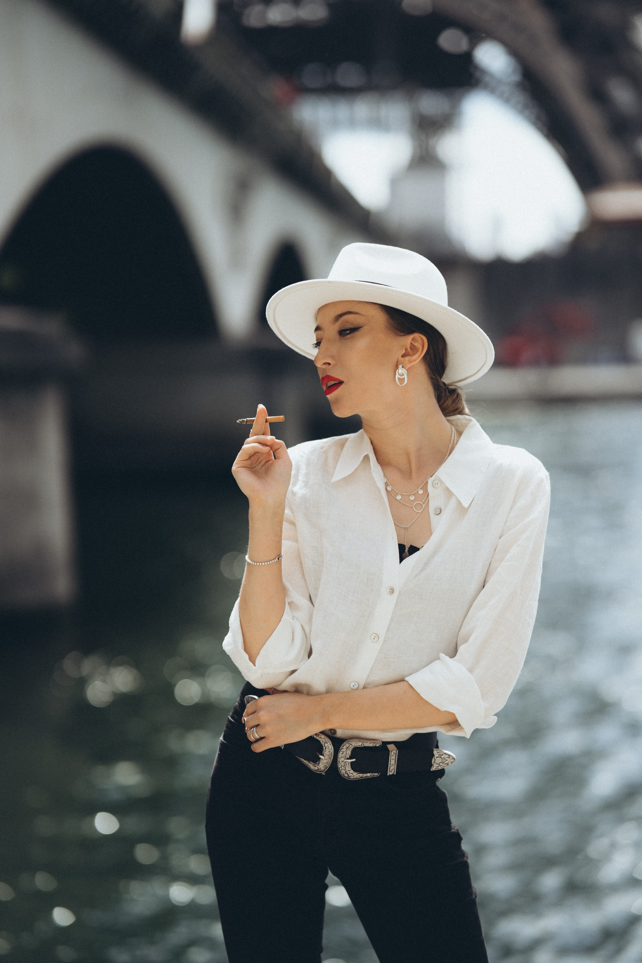 Photo shoot on the streets of Paris. Professional photographer in Paris — Shybitska Iryna