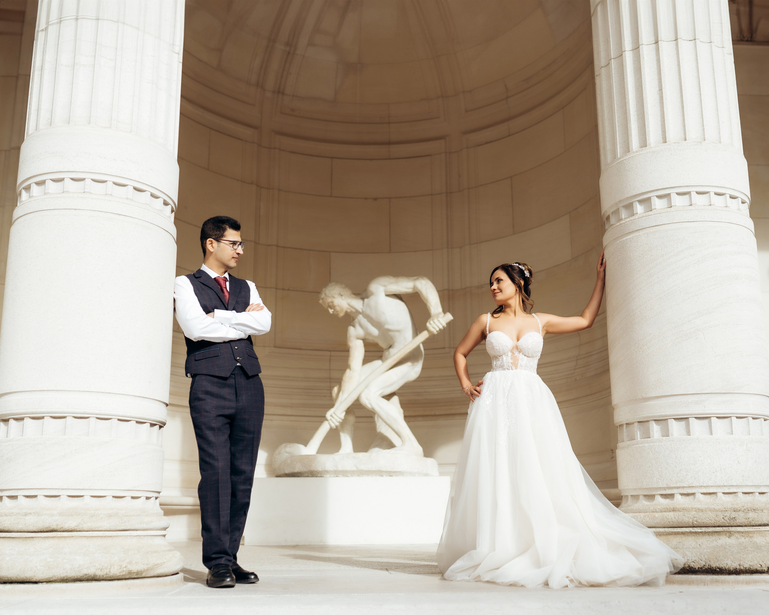 Wedding photo shoot. Professional photographer in Paris — Shybitska Iryna