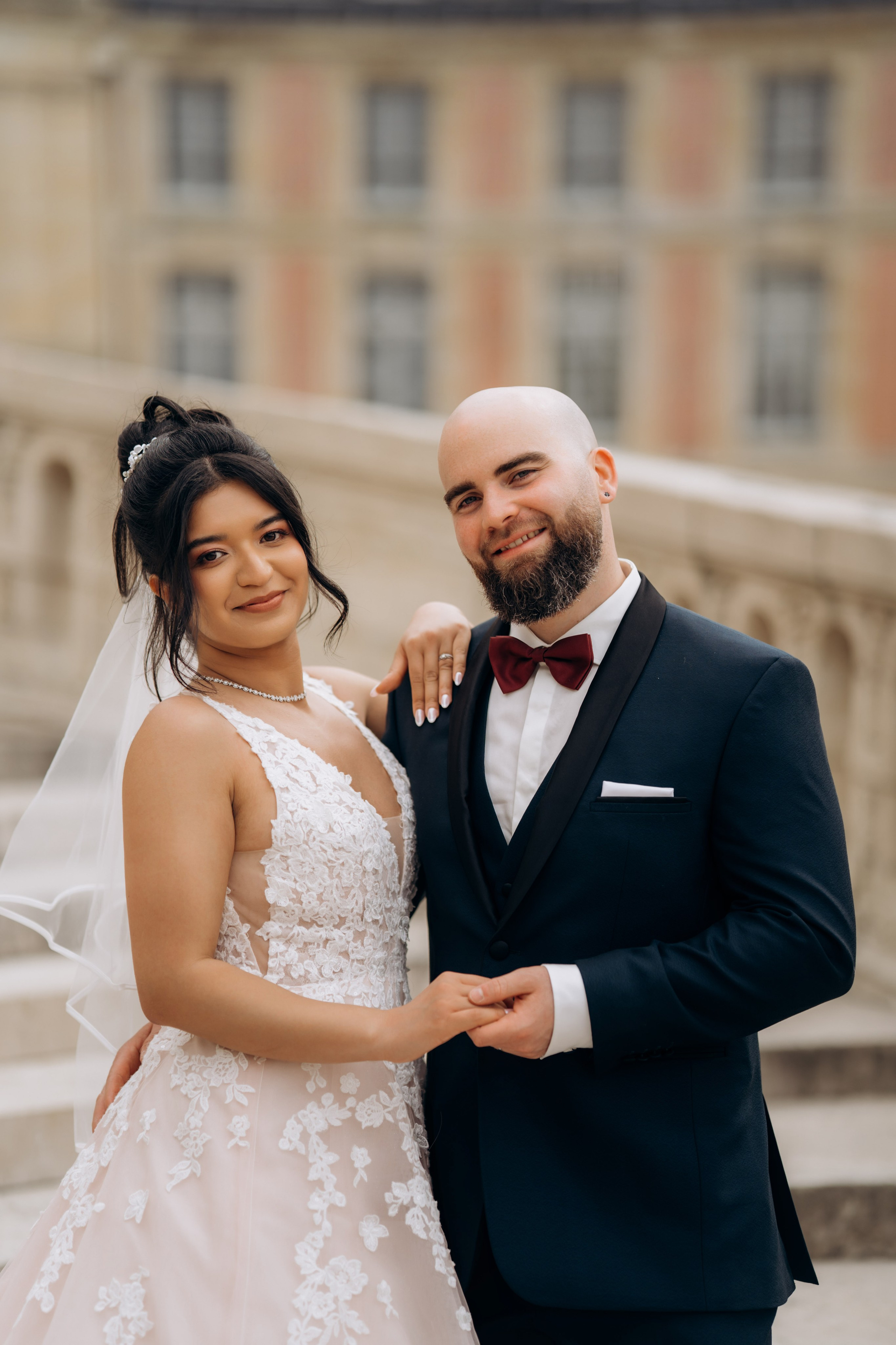 Town hall civil ceremony & wedding photoshoot in France. Professional photographer in Paris — Shybitska Iryna